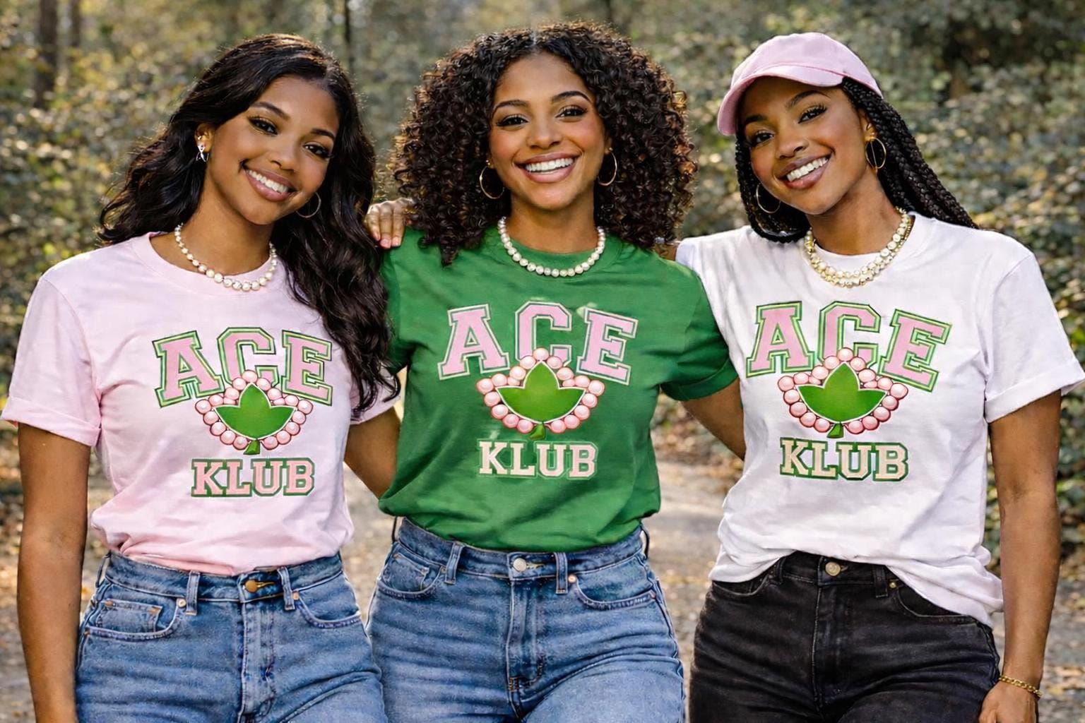 Alpha ACE Club Shirt | Alpha Sorority Tee | Pretty Girl Greek Apparel | Black Sorority Gift | Ivy Tee