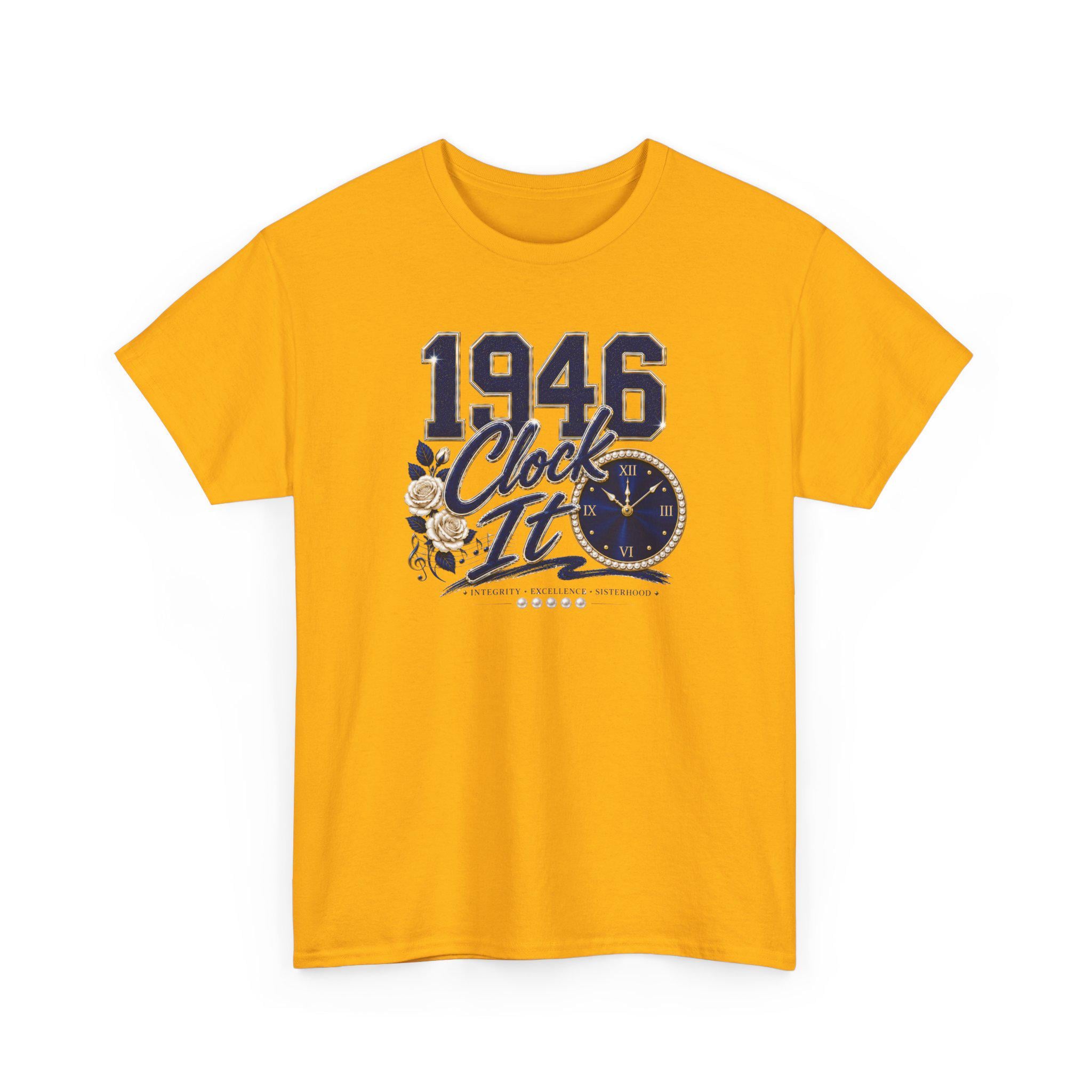 TBS HBCU Band Sorority '46 Clock It Tee Paraphernalia Crossing or Prophyte Gift