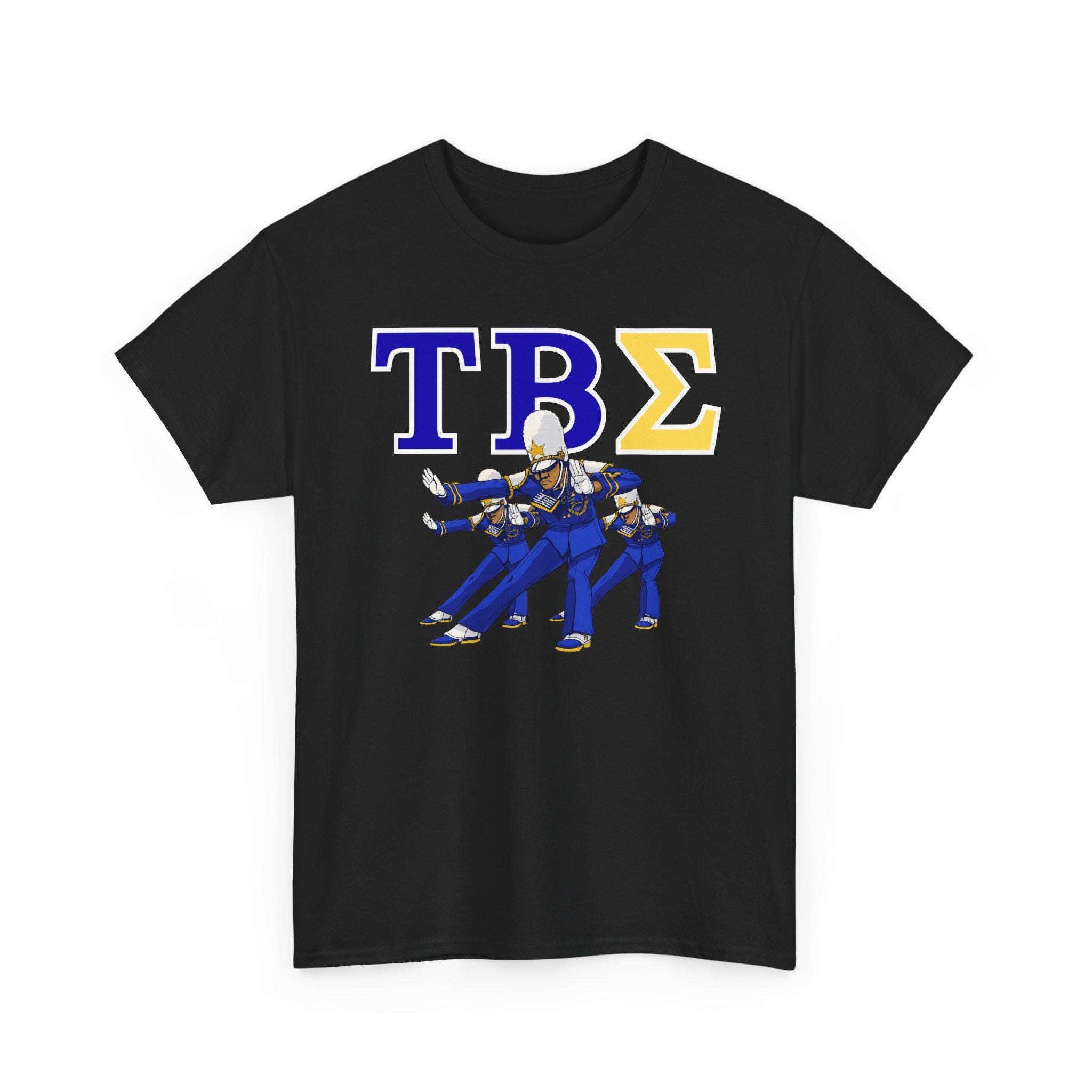 TBS Shirt Marching Band Tee, Greek Letter Band Shirt, College Band Gift, Music Fraternity Tee, Marching Band Dabbing Shirt