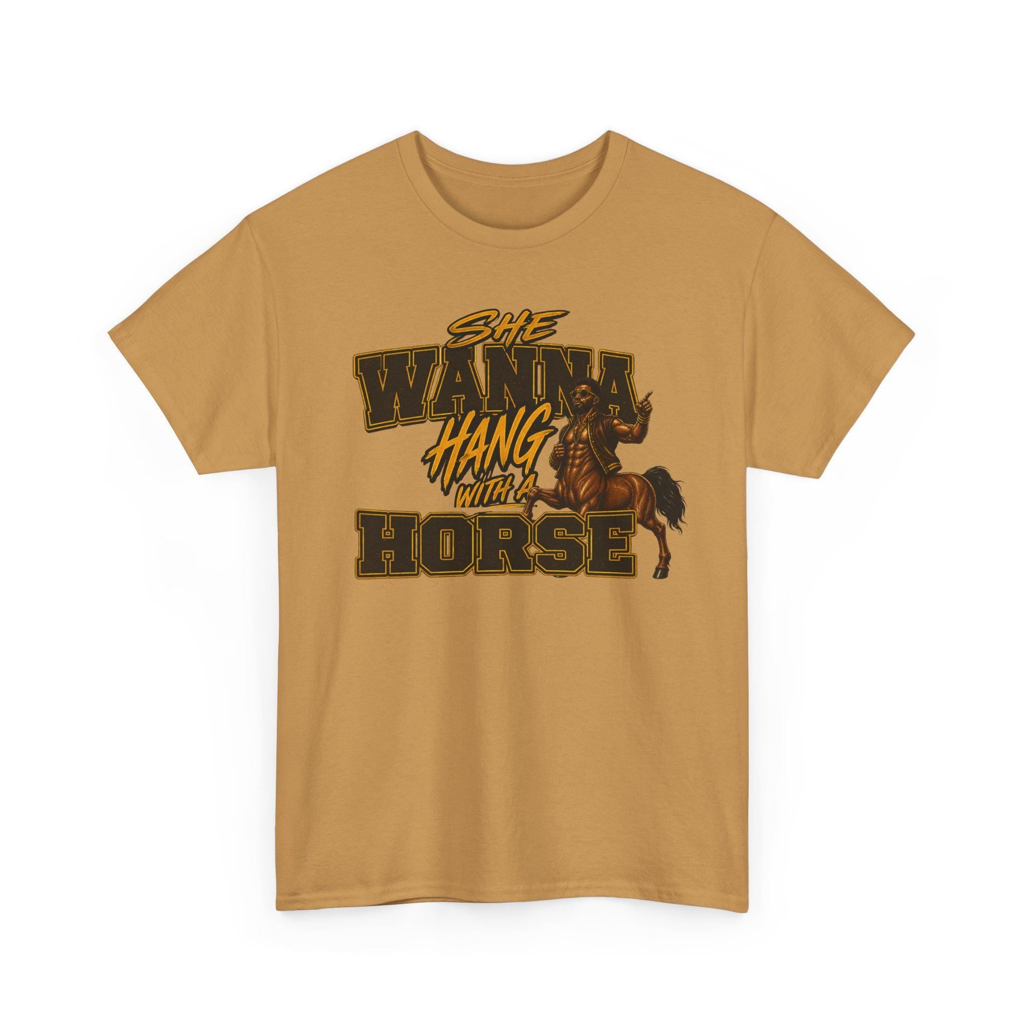 IOTA She Wanna Hang With A Horse T-Shirt