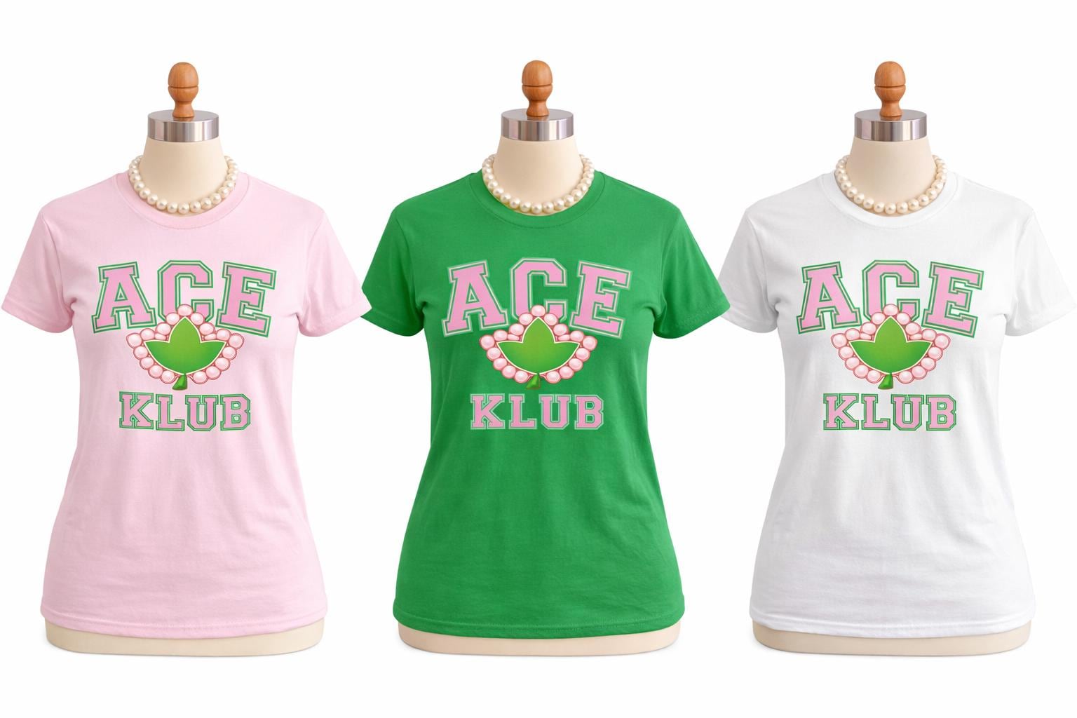 Alpha ACE Club Shirt | Alpha Sorority Tee | Pretty Girl Greek Apparel | Black Sorority Gift | Ivy Tee