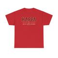 Kappa Made In A Hostile Environment graphic Tee HBCU Fraternity Crimson and Cream Inspired Kappas
