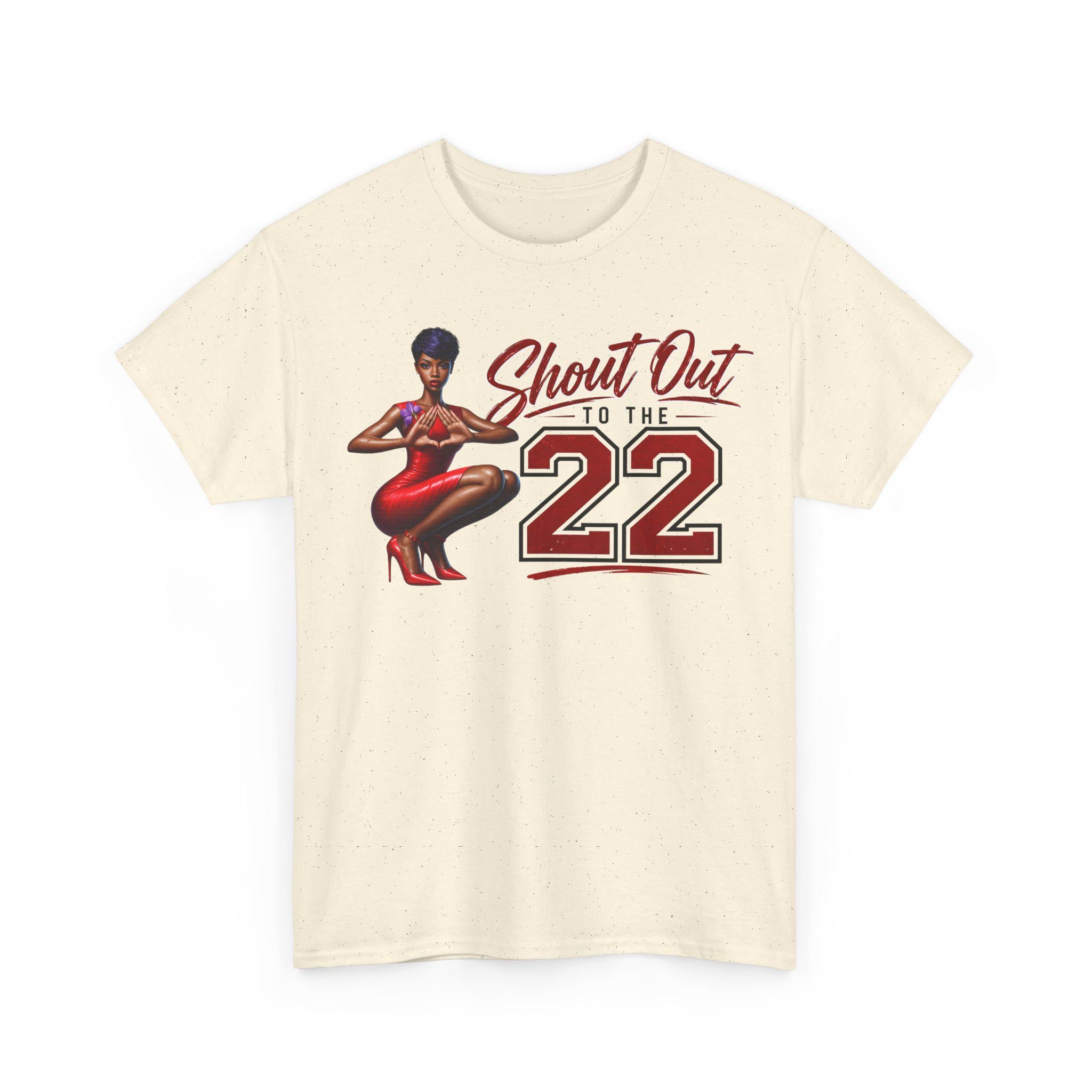 Delta Shout Out To The 22 Tee | Retro Script