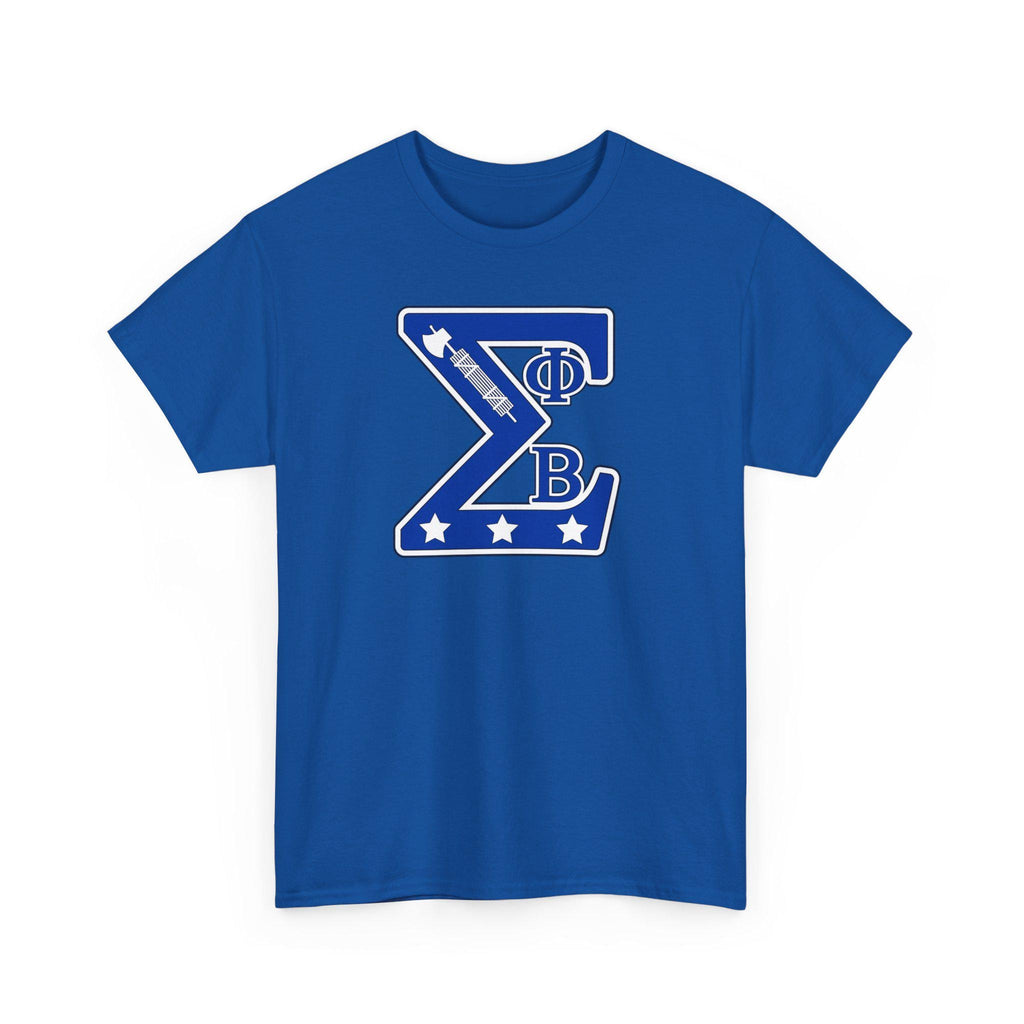 Sigma Man of Distinction T-shirt | Blue and White Fraternity Shirt