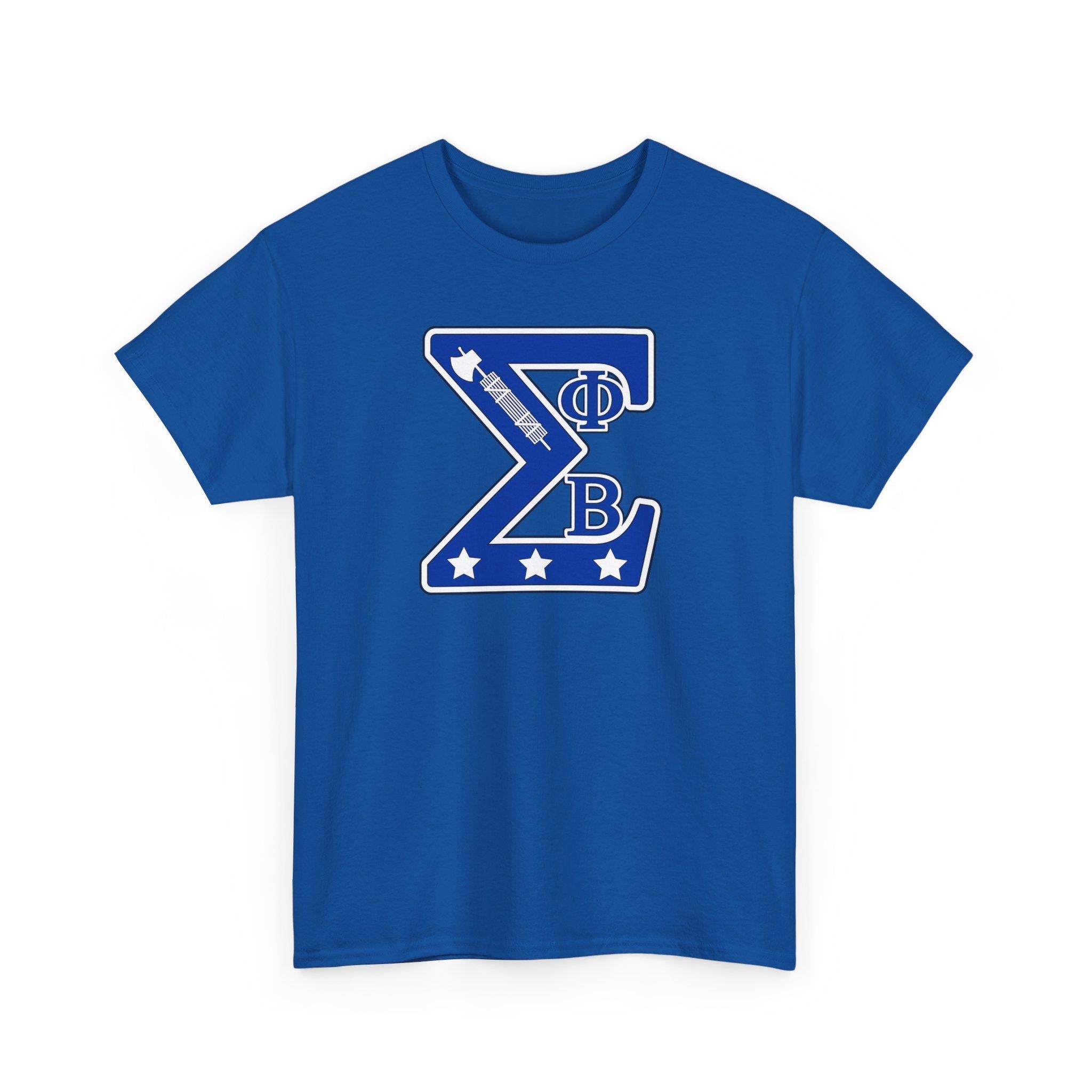 Sigma Man of Distinction T-shirt | Blue and White Fraternity Shirt