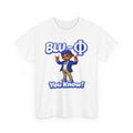 Sigma Blu Phi Tee PBS Greek Life Shirt Black Greek Apparel Fraternity Gift Sigma Blue Shirt Sigma Gift Greek Letter Tee