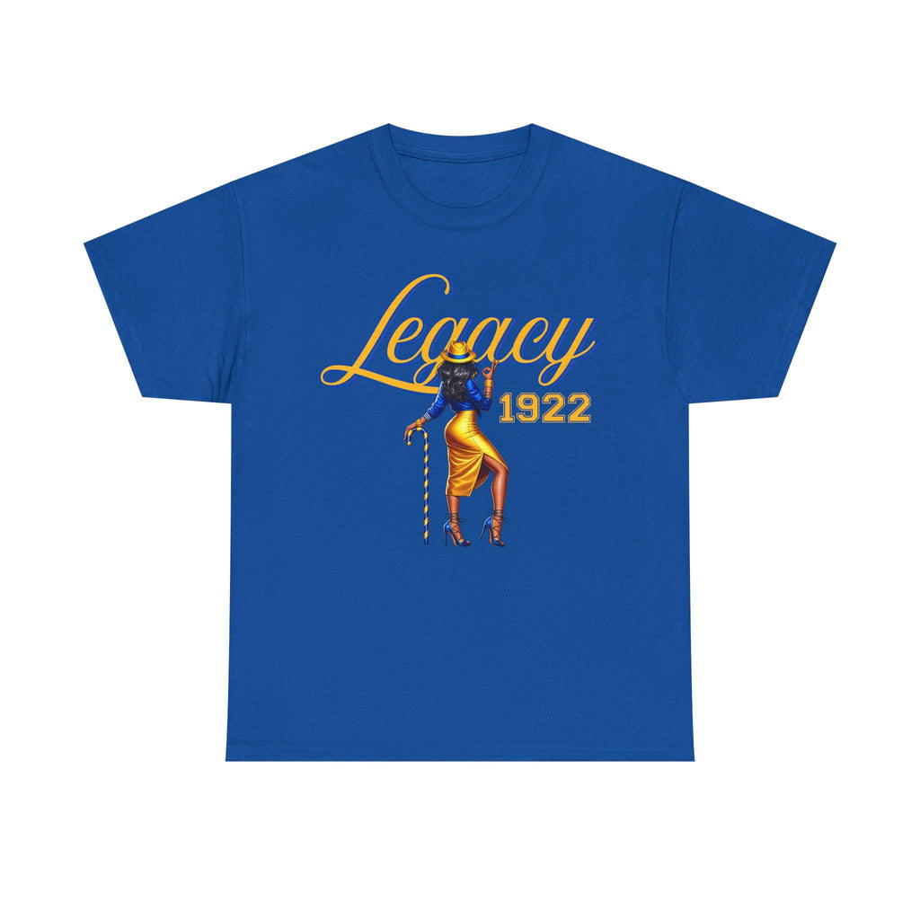 SGRho Legacy Shirt SGRho Sorority Shirt Royal Blue Gold Greek Life Tee Rho Gift Crossing Gift Legacy Shirt
