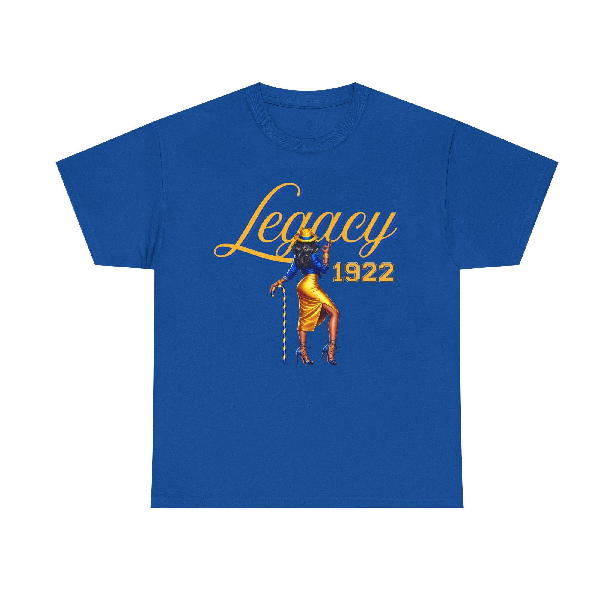 SGRho Legacy Shirt SGRho Sorority Shirt Royal Blue Gold Greek Life Tee Rho Gift Crossing Gift Legacy Shirt