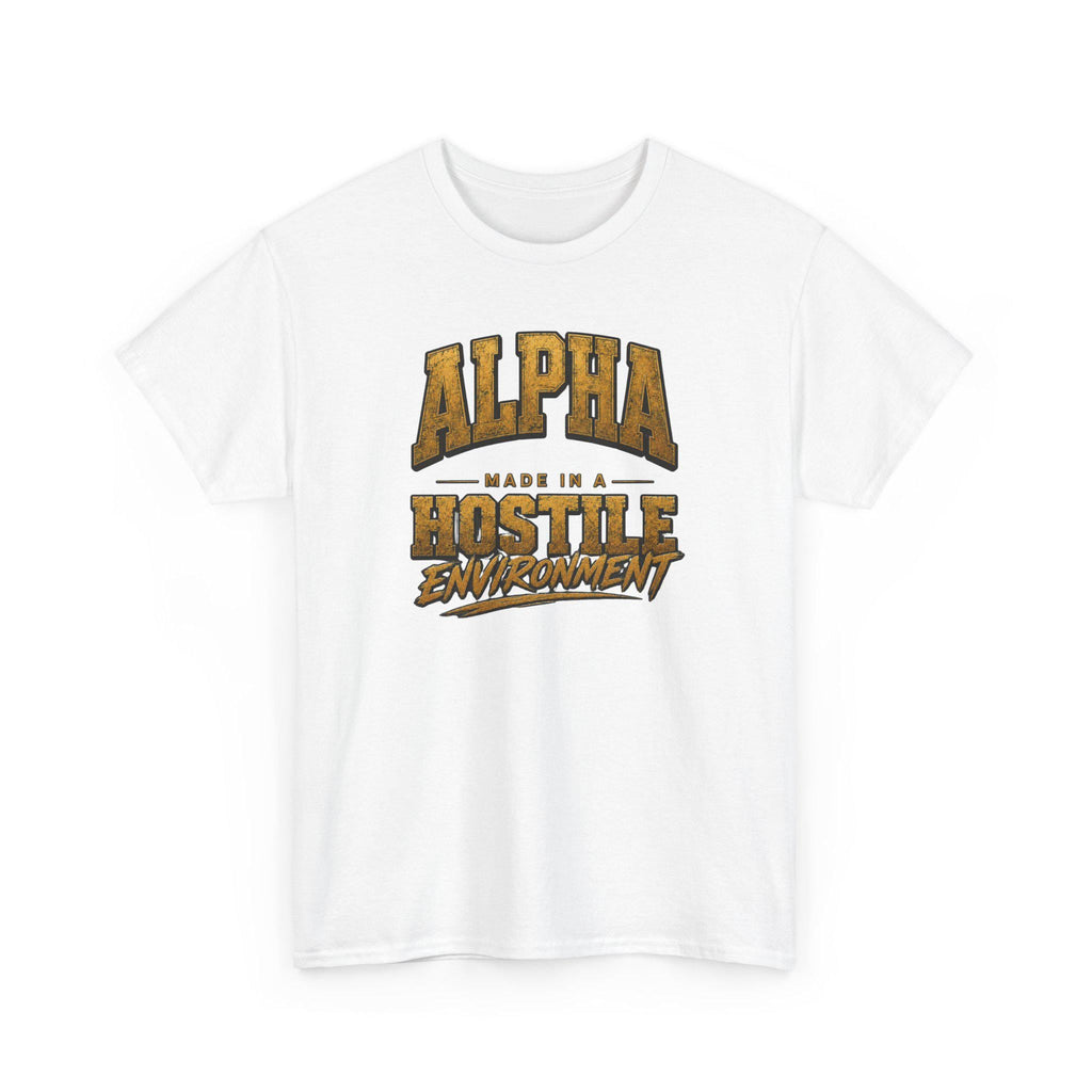 Ice Cold Alpha Inspired Shirt Ice, Made In a Hostile Environment, Cold '06 Graphic Shirt Black Greek Life Apparel College Fraternity Style