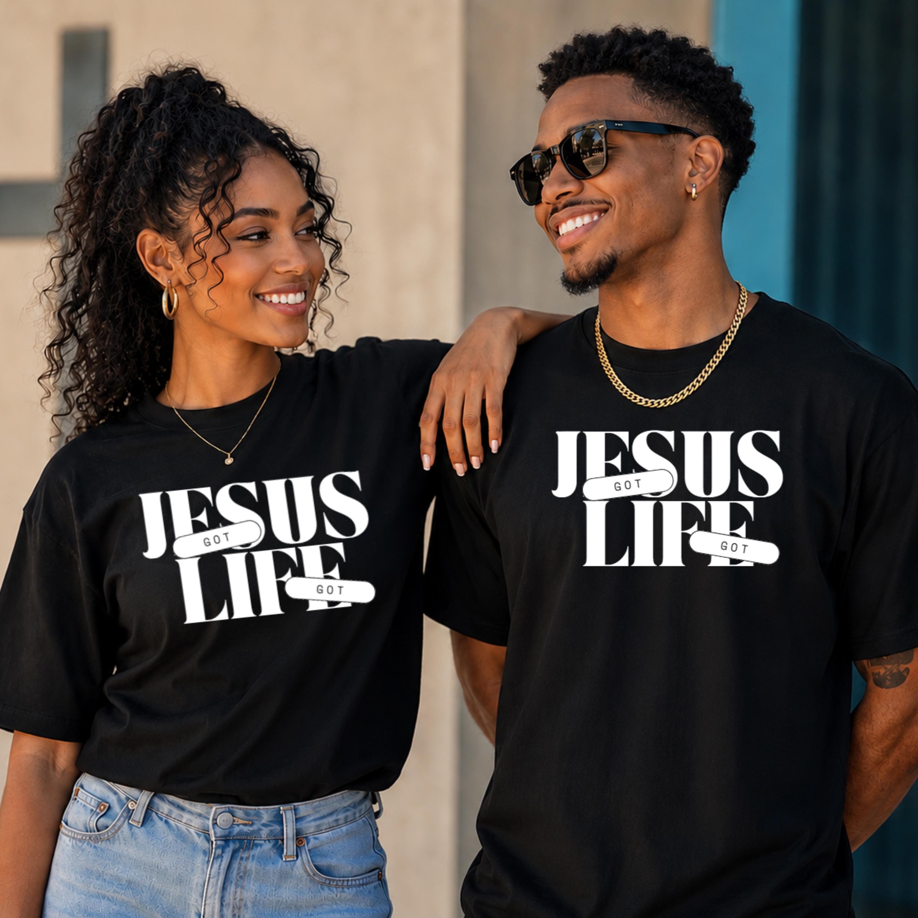 Jesus Is Life Tee | Christian Faith Shirt | DI ScriptGear