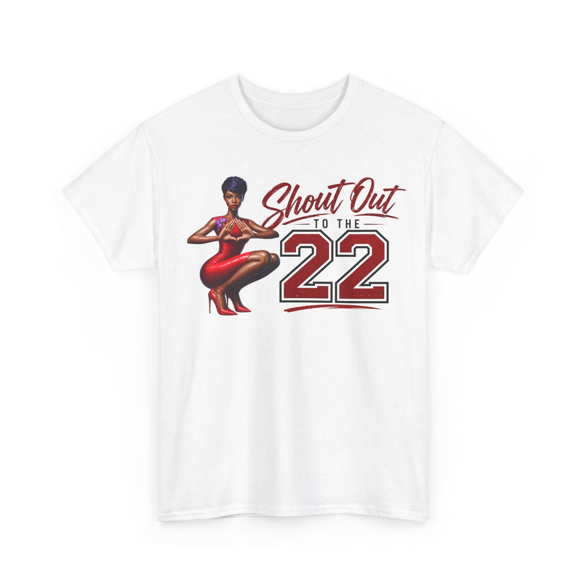 Delta Shout Out To The 22 Tee | Retro Script