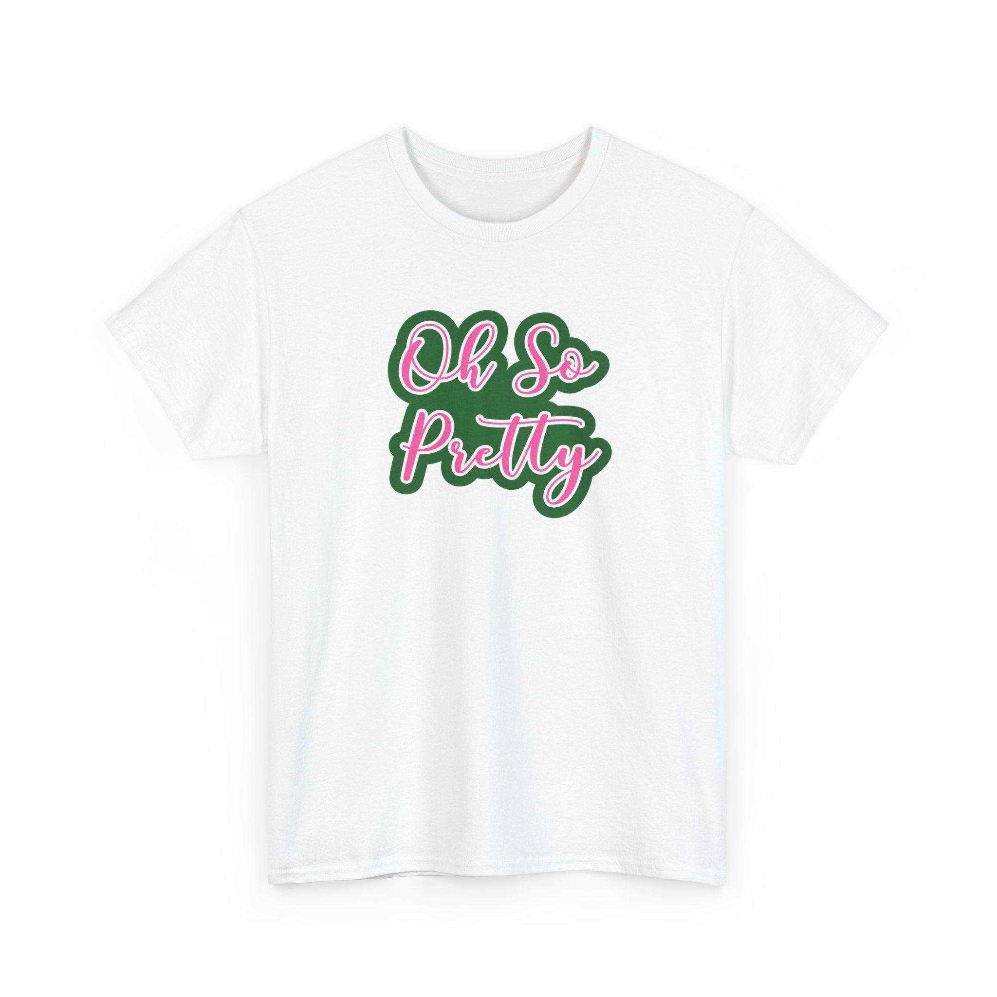 Alpha. Oh So Pretty Pink and Green tee | Inspired by the Pink and Green Sorority