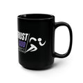 Trust God and Keep It Moving Black Ceramic Mug | Christian Coffee Mug | Faith Gift | Worship Mug | Inspirational Christian Gift | 15 oz Ceramic Mug