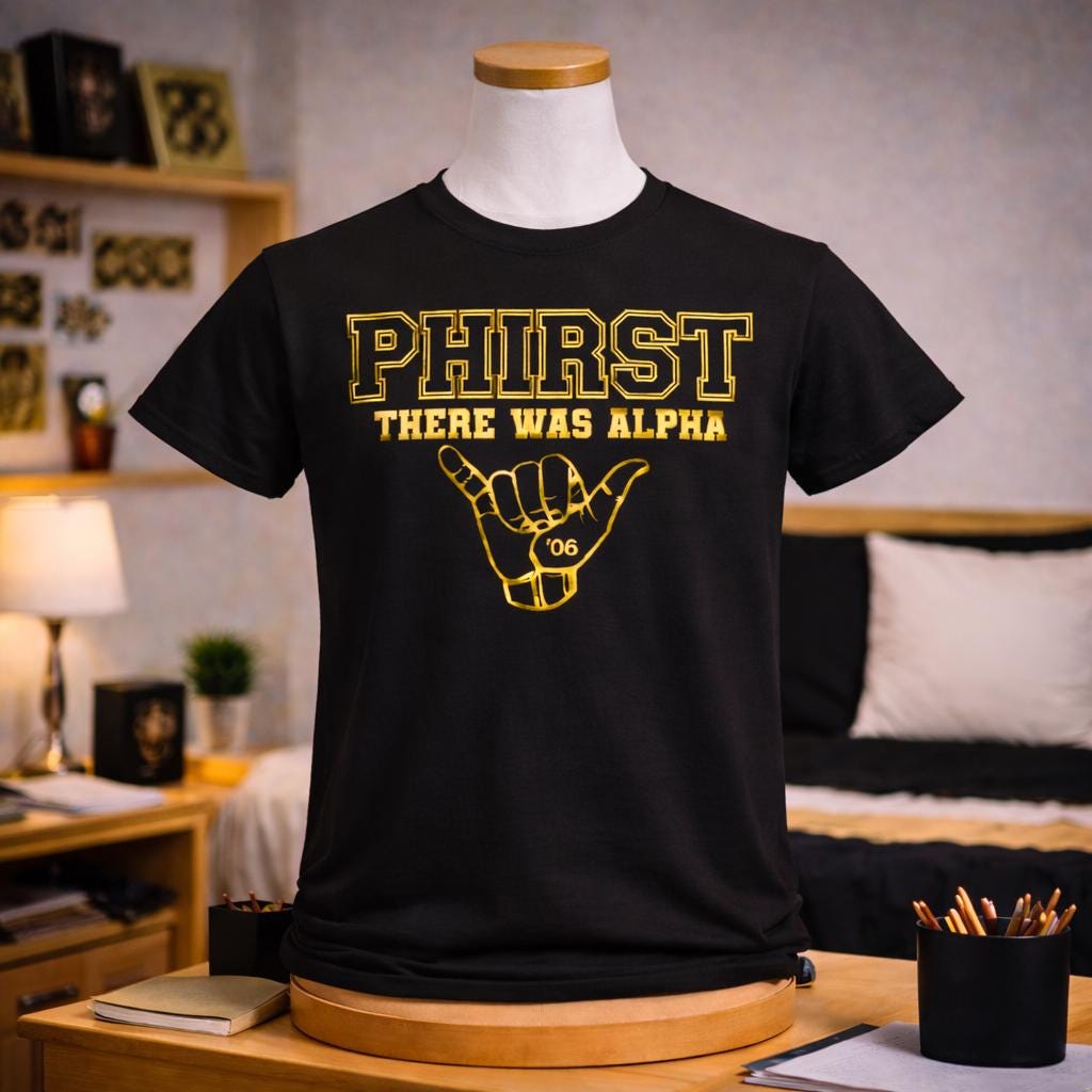 ICE Cold Alpha Frat PHIRST shirt '06 Greek Shirt Black Fraternity HBCU College Outfit Men Gift for Fraternity Brother