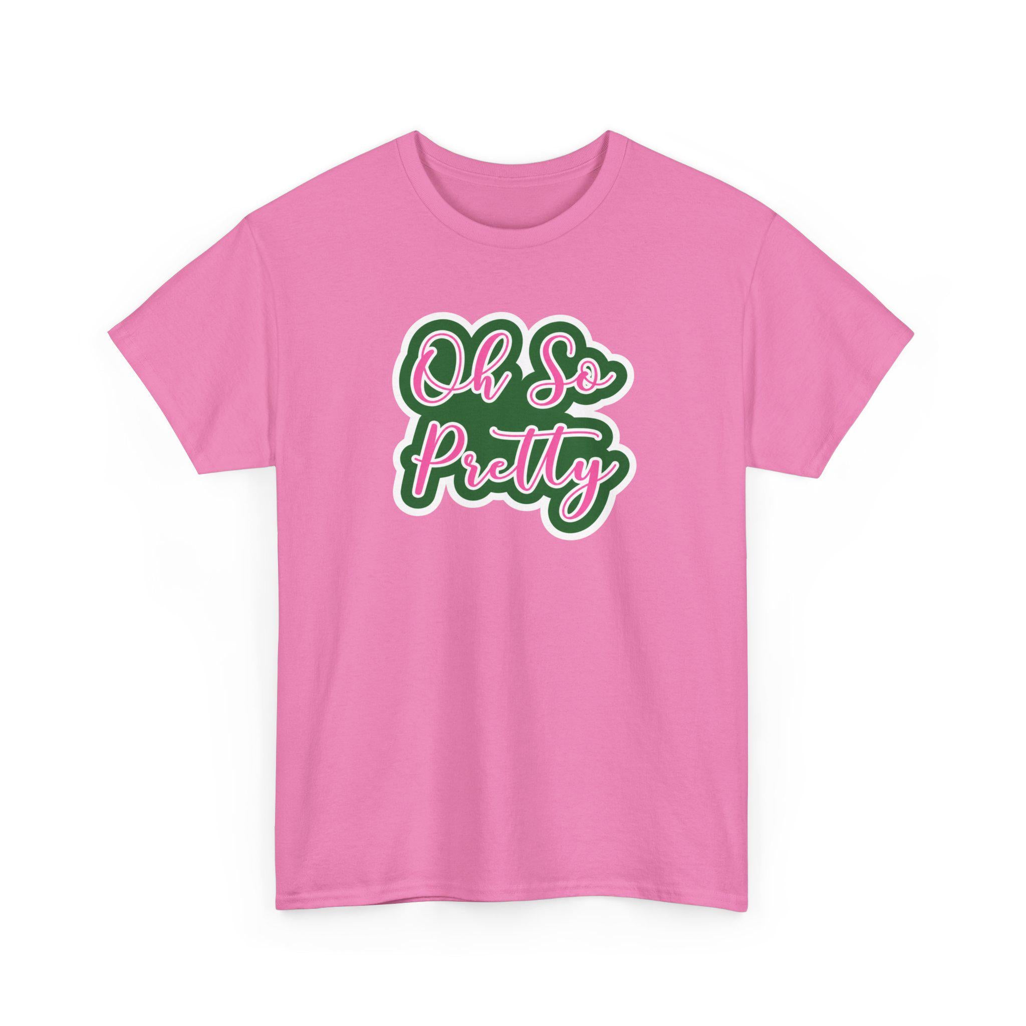 Alpha. Oh So Pretty Pink and Green tee | Inspired by the Pink and Green Sorority