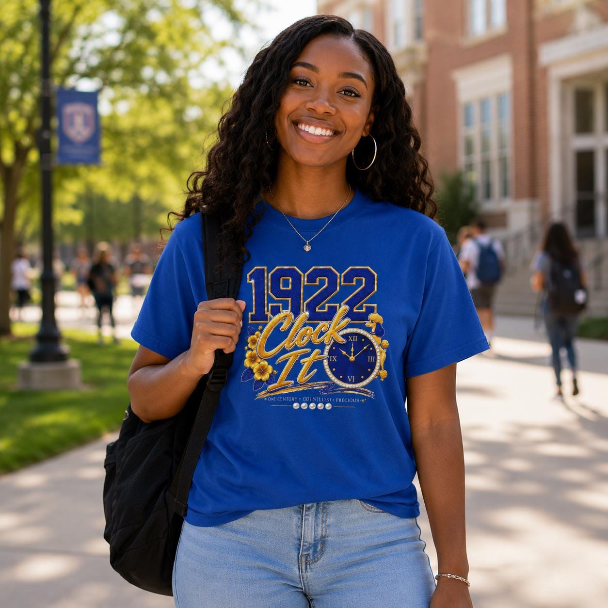 SGRho HBCU D9 Sorority '22 Clock It Tee Paraphernalia Crossing or Prophyte Gift