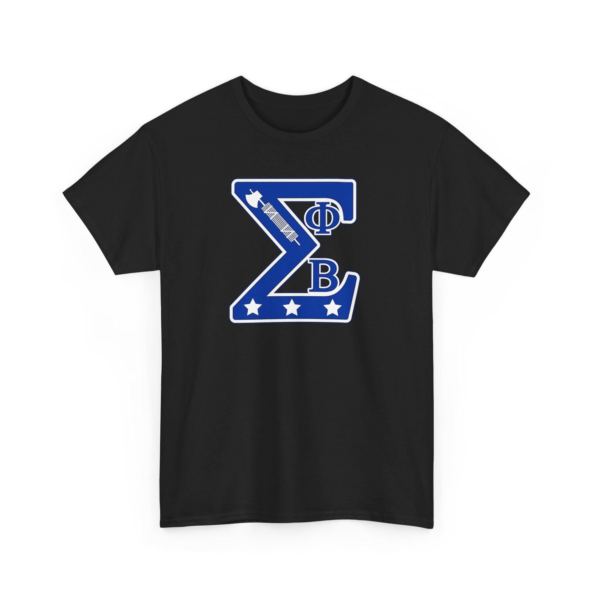 Sigma Man of Distinction T-shirt | Blue and White Fraternity Shirt