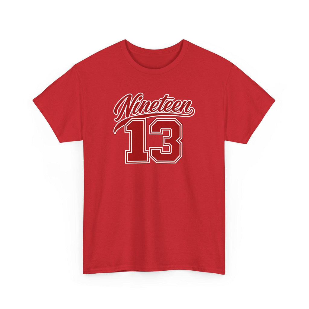 Nineteen 13 DST Tee | Crimson and Cream Delta Sorority T-Shirt