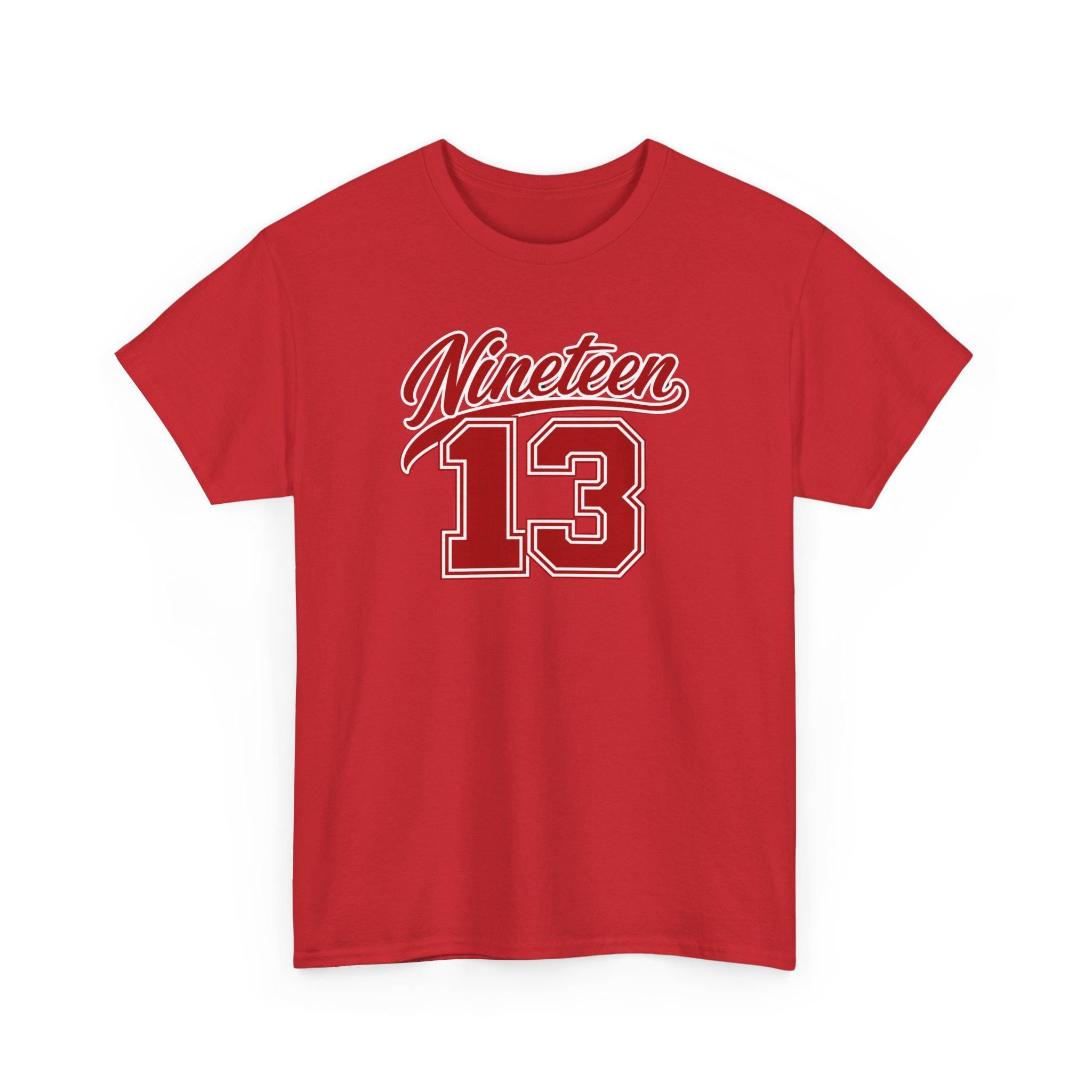 Nineteen 13 DST Tee | Crimson and Cream Delta Sorority T-Shirt