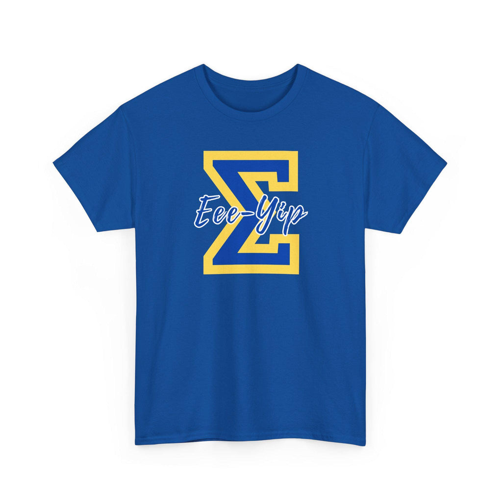 Sigma Letter Script Tee | Greek Sorority Fraternity Shirt