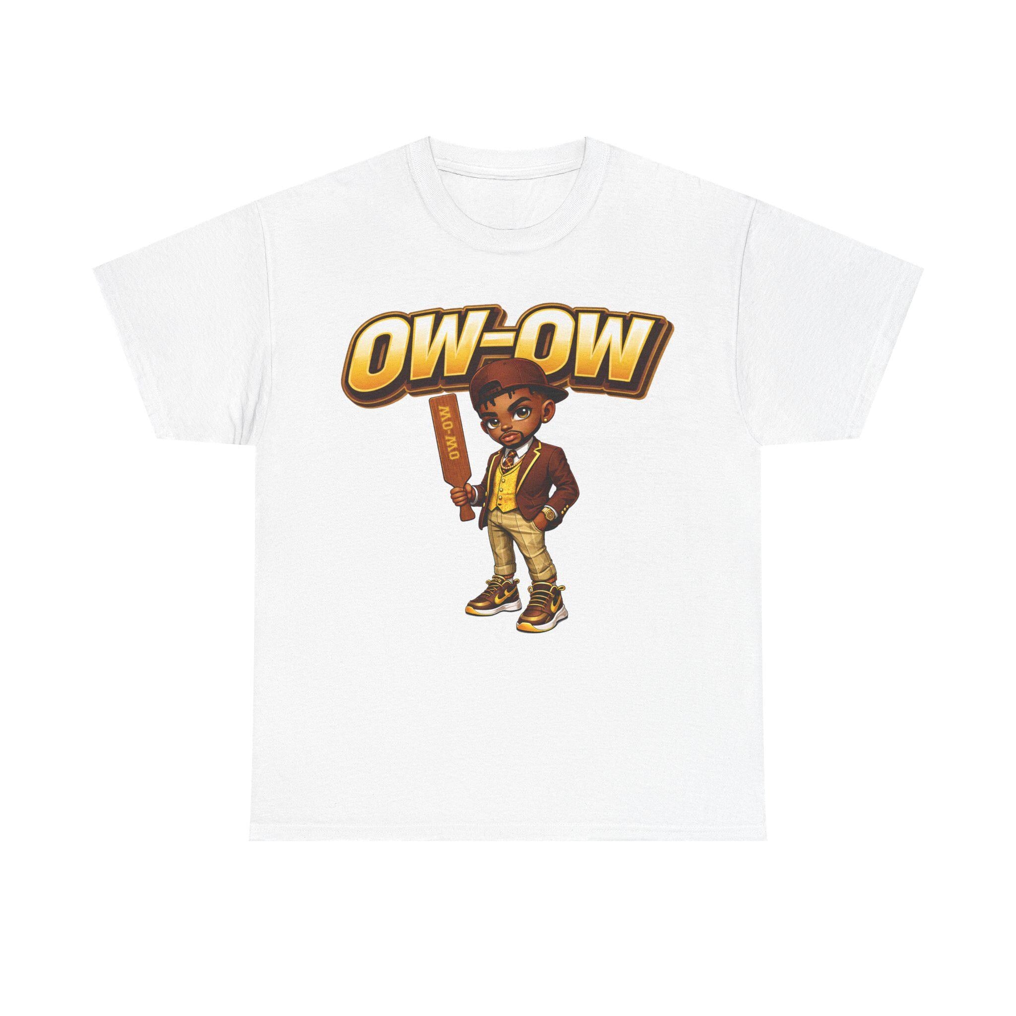 Iota Shirt, Ow Ow Tee Fraternity Shirt Brown and Gold Greek Apparel Iota Gift Black Greek Apparel Fraternity Pride Shirt