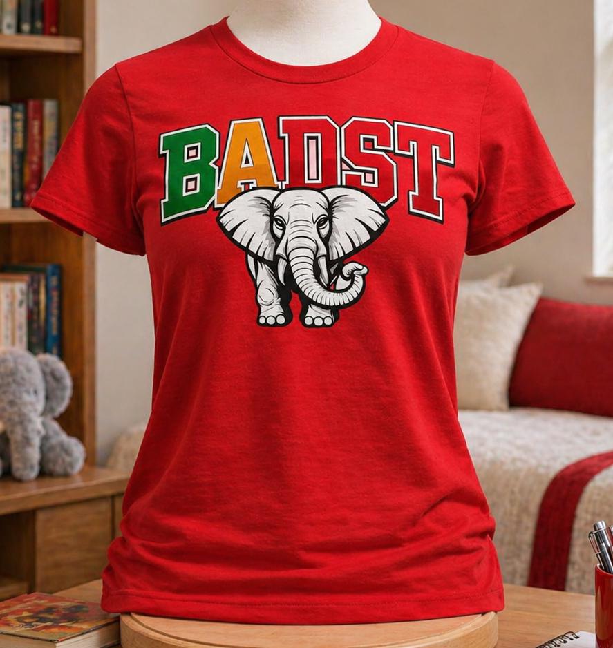 Delta Woman BADST Shirt HBCU Pride T-Shirt FAMU Apparel Black College Girl Outfit Sorority Style Tee Gift for College Student