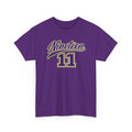 Nineteen 11 QUE Shirt, Men of Omega Tee, Purple and Gold Fraternity