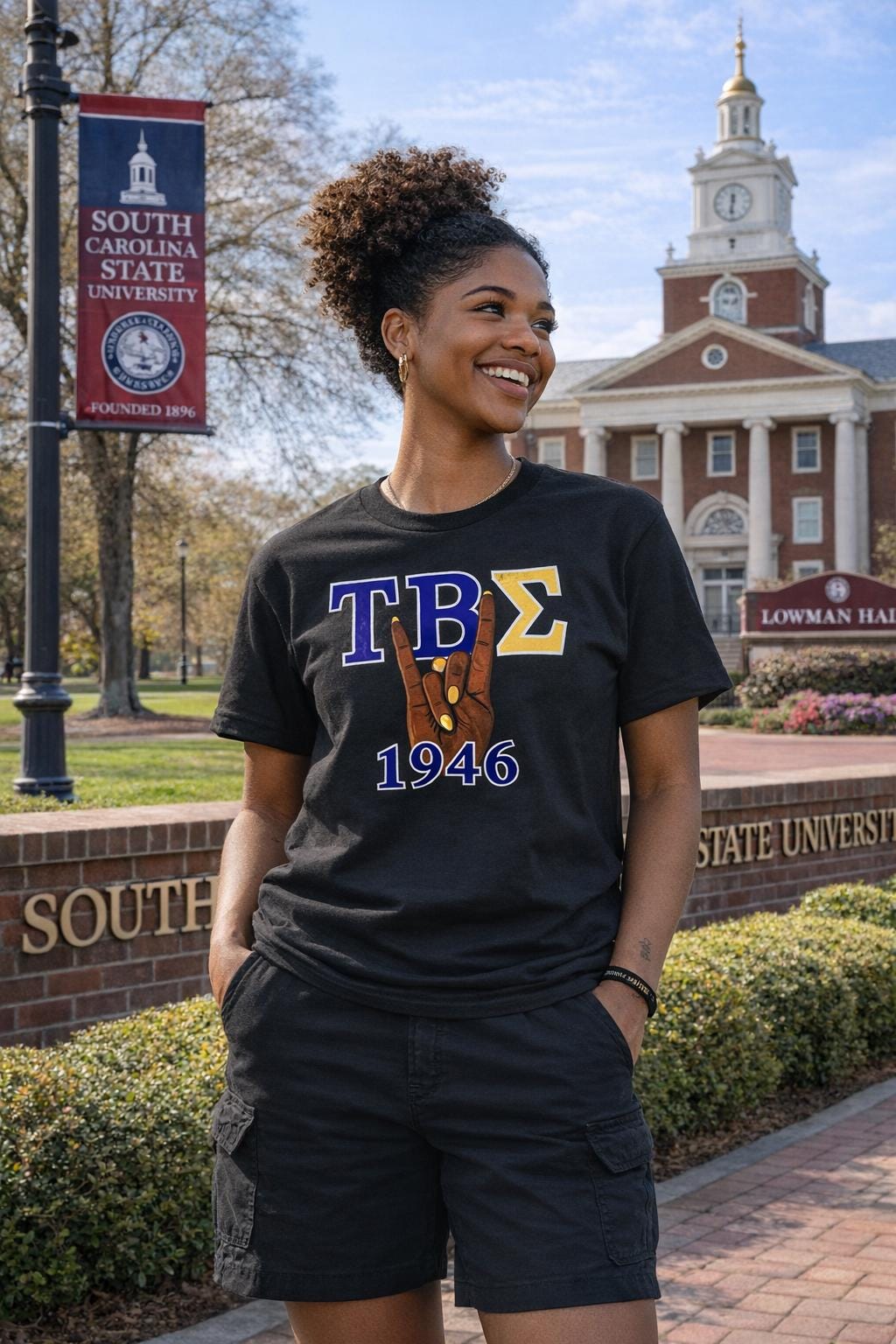 TBS Shirt Marching Band Tee, Greek Letter Band Shirt, College Band Gift, Music Fraternity Tee, Marching Band Dabbing Shirt