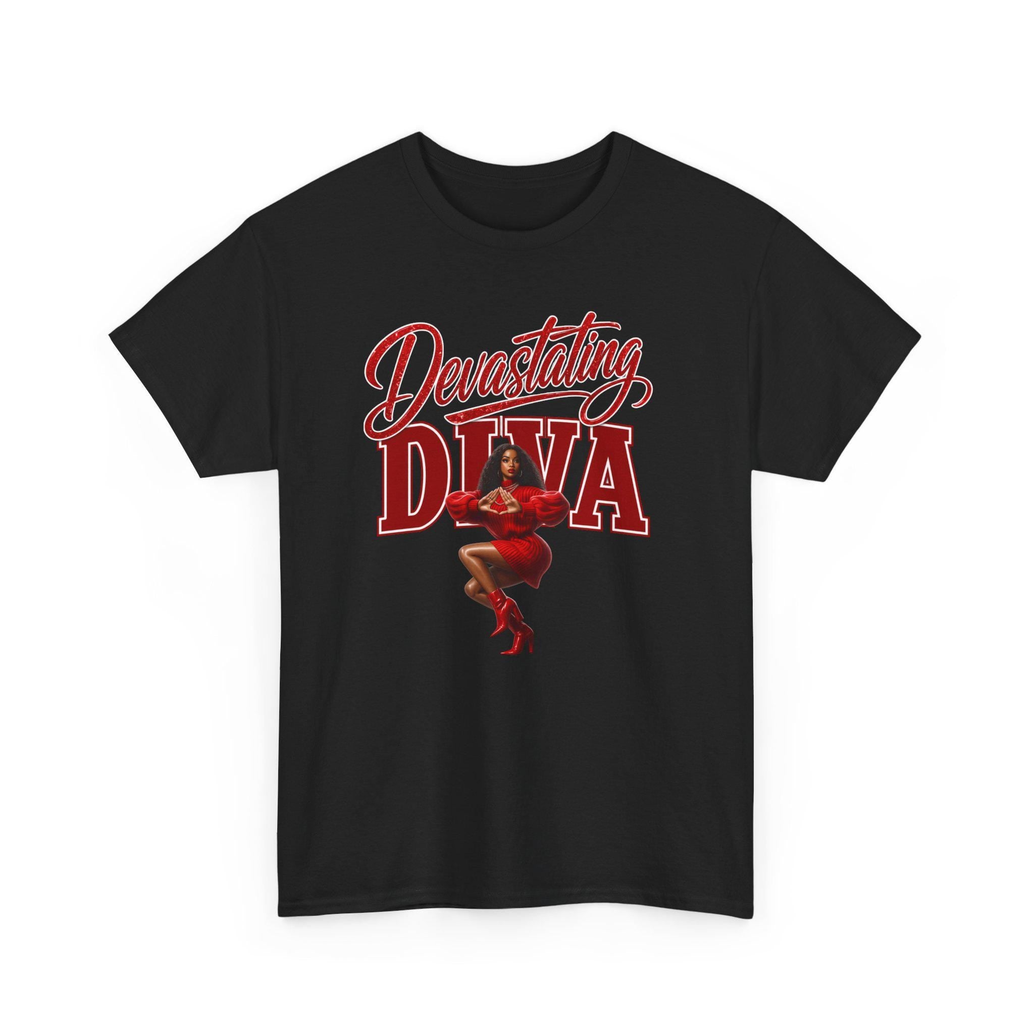 Devastating Diva Tee | Retro Script