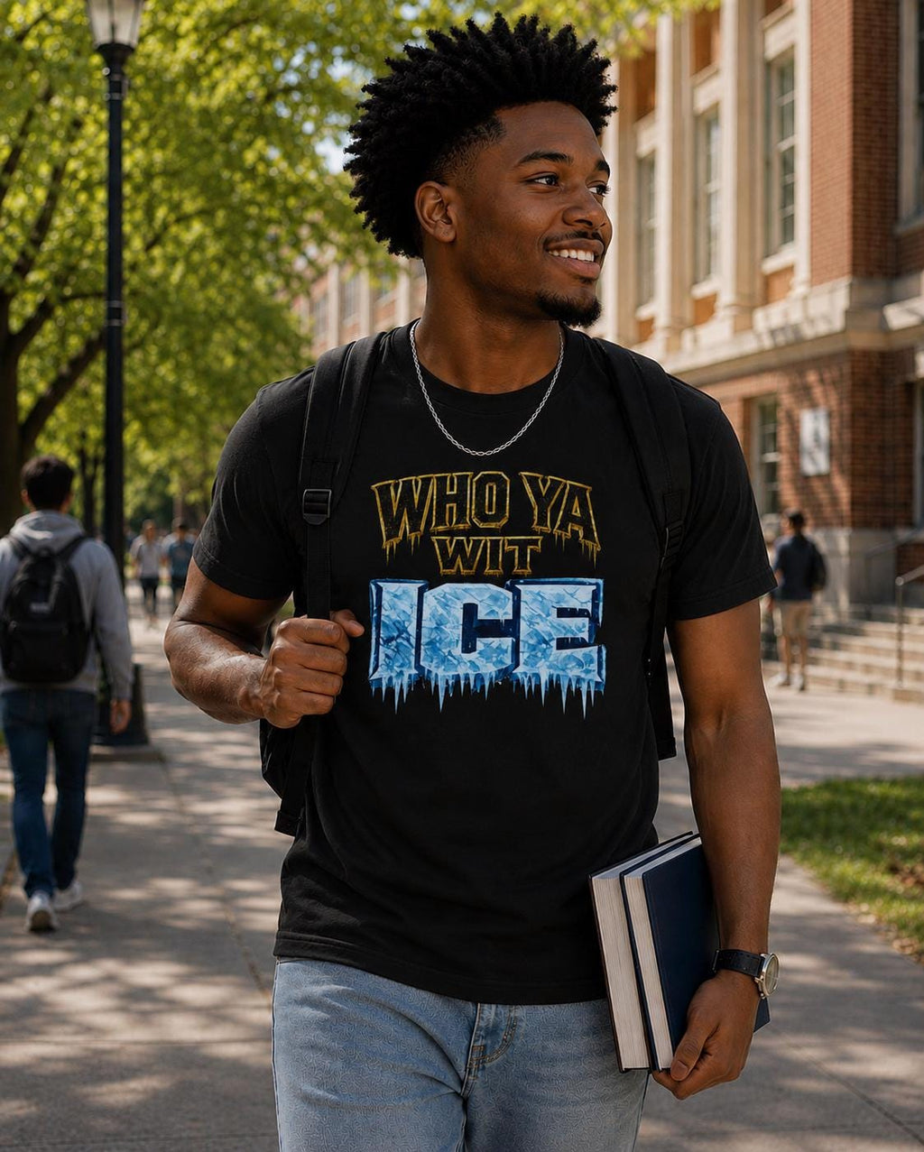Ice Cold Alpha Inspired Shirt Who You Wit Tee Ice Cold '06 Graphic Shirt Black Greek Life Apparel College Fraternity Style Gift