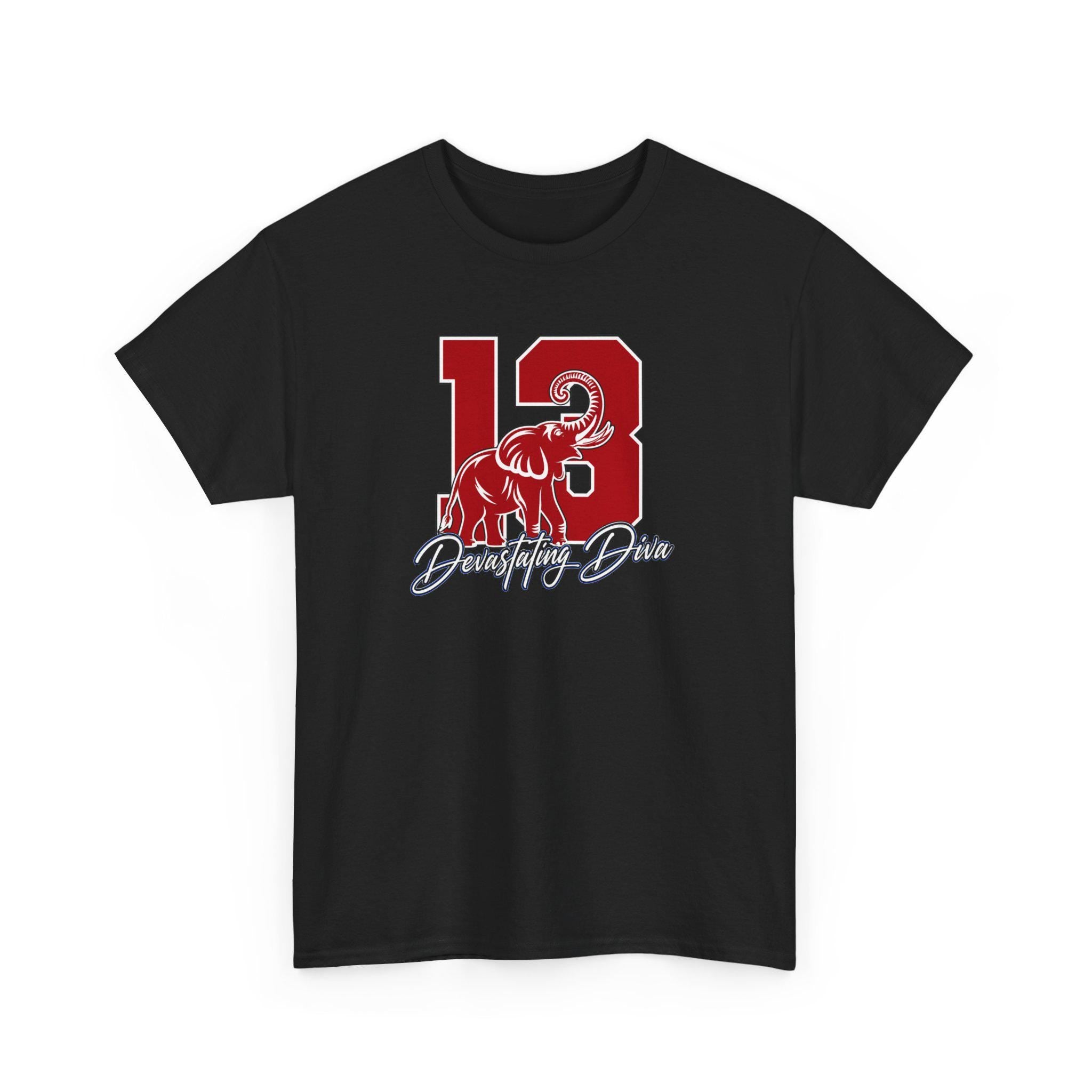 Nineteen 13 Delta Tee | Crimson and Cream DST Shirt