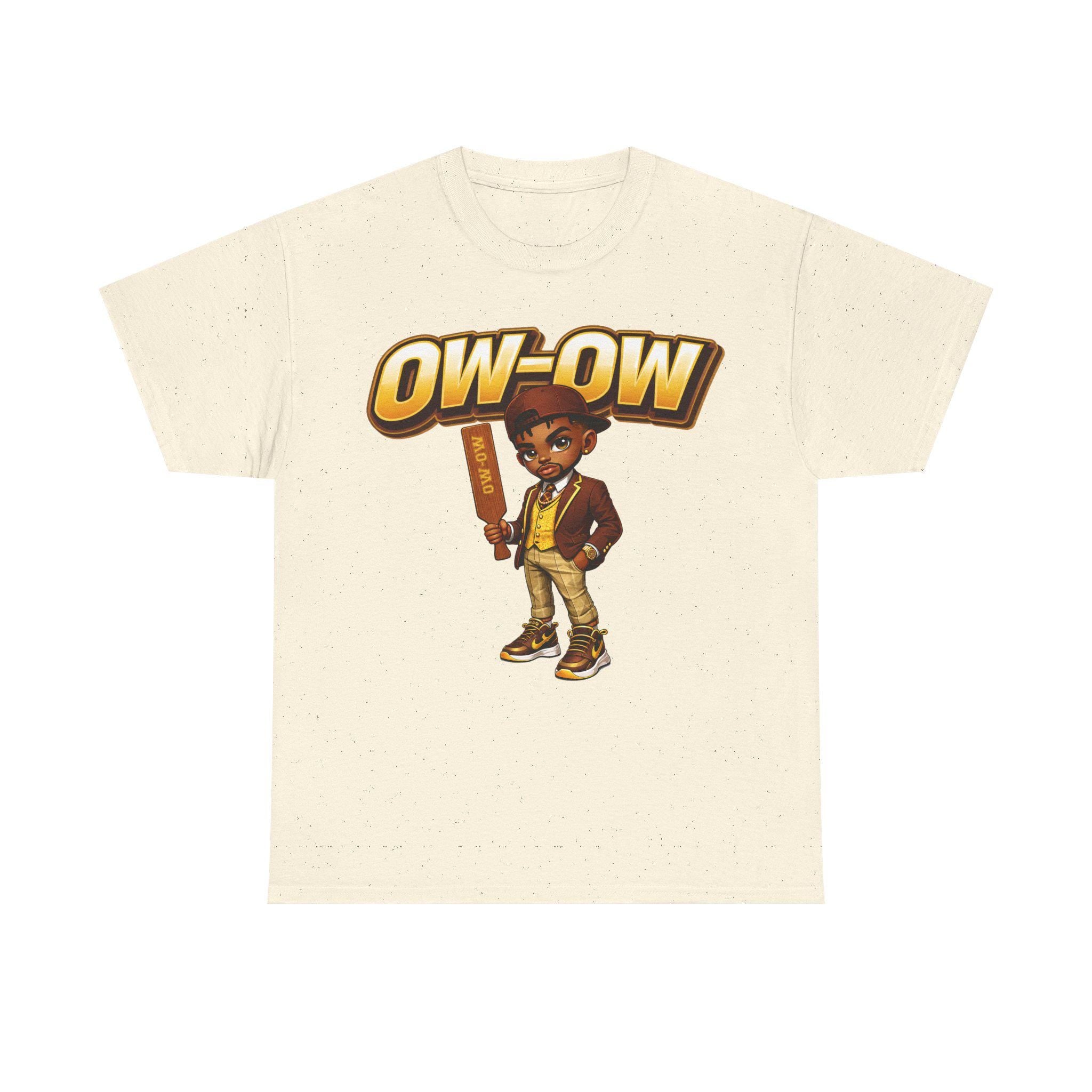 Iota Shirt, Ow Ow Tee Fraternity Shirt Brown and Gold Greek Apparel Iota Gift Black Greek Apparel Fraternity Pride Shirt