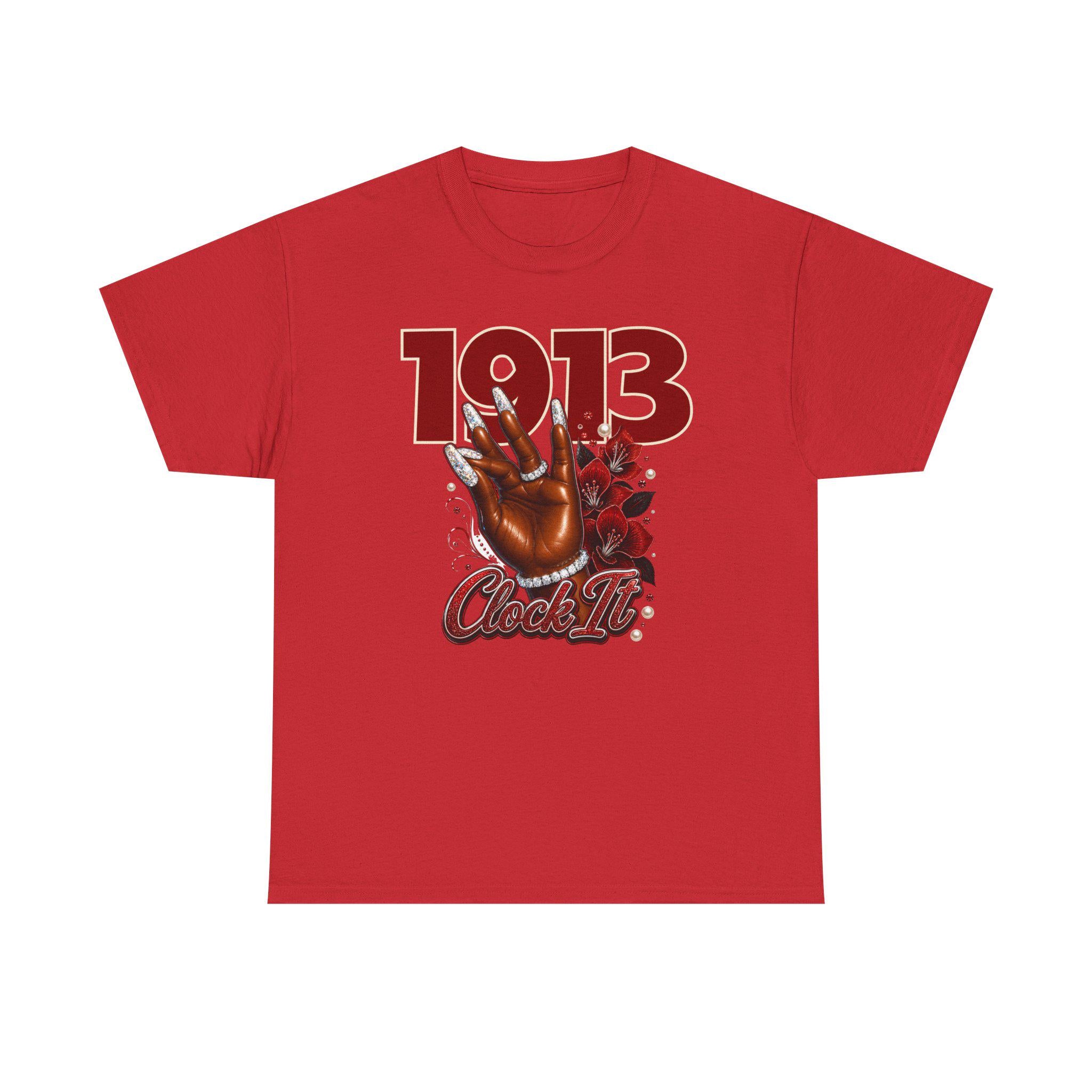 DST HBCU D9 Sorority '13 Clock It Tee Paraphernalia Crossing or Prophyte Gift