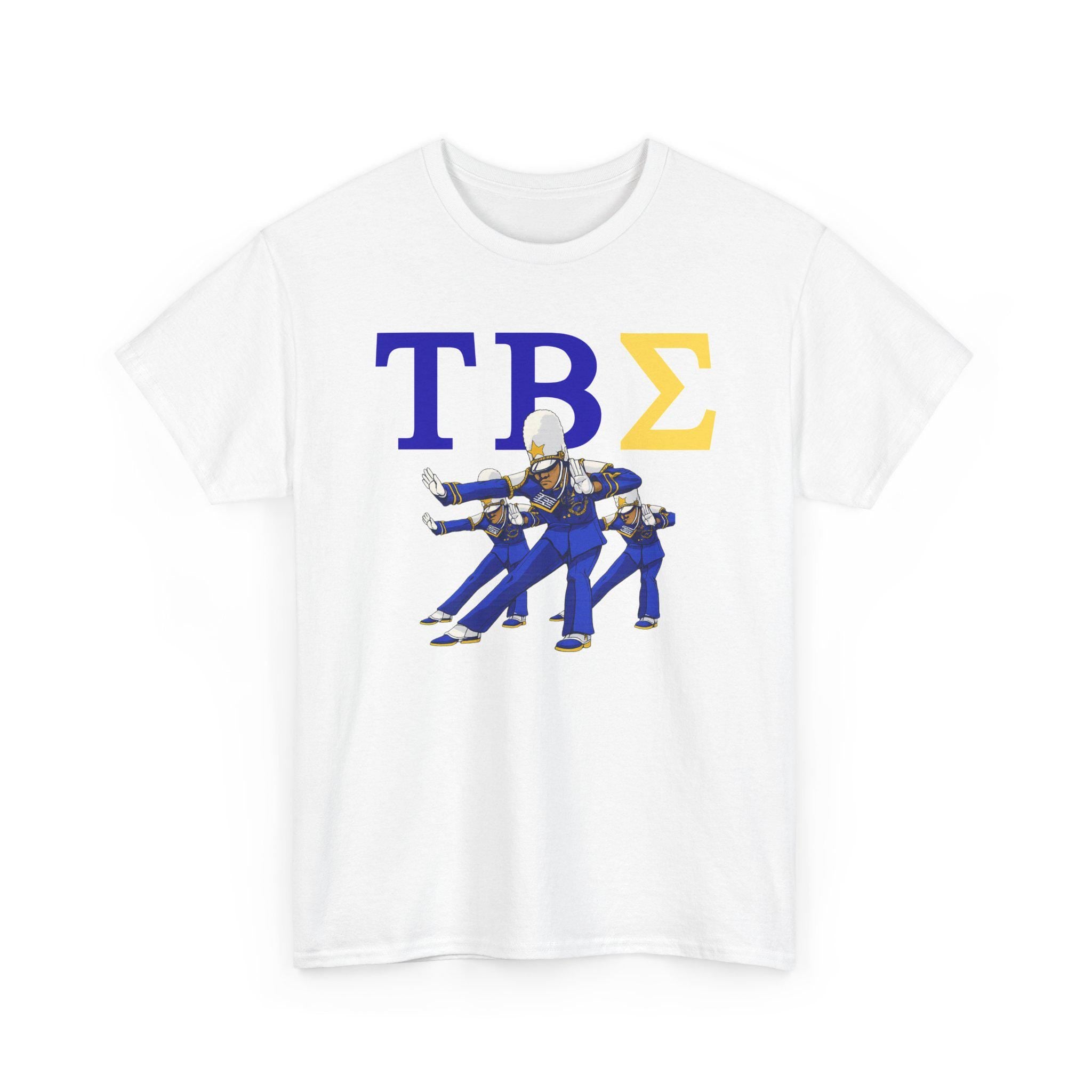 TBS Shirt Marching Band Tee, Greek Letter Band Shirt, College Band Gift, Music Fraternity Tee, Marching Band Dabbing Shirt