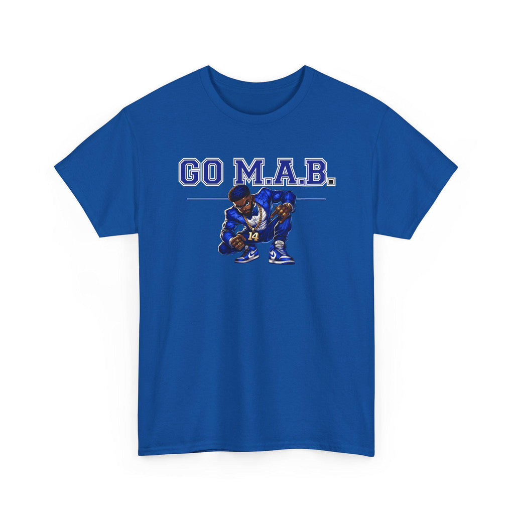 Sigma GO MAB Tee, PBS Greek Life Shirt Black Greek Apparel Fraternity Gift Sigma Blue Shirt Sigma Greek Letter Tee