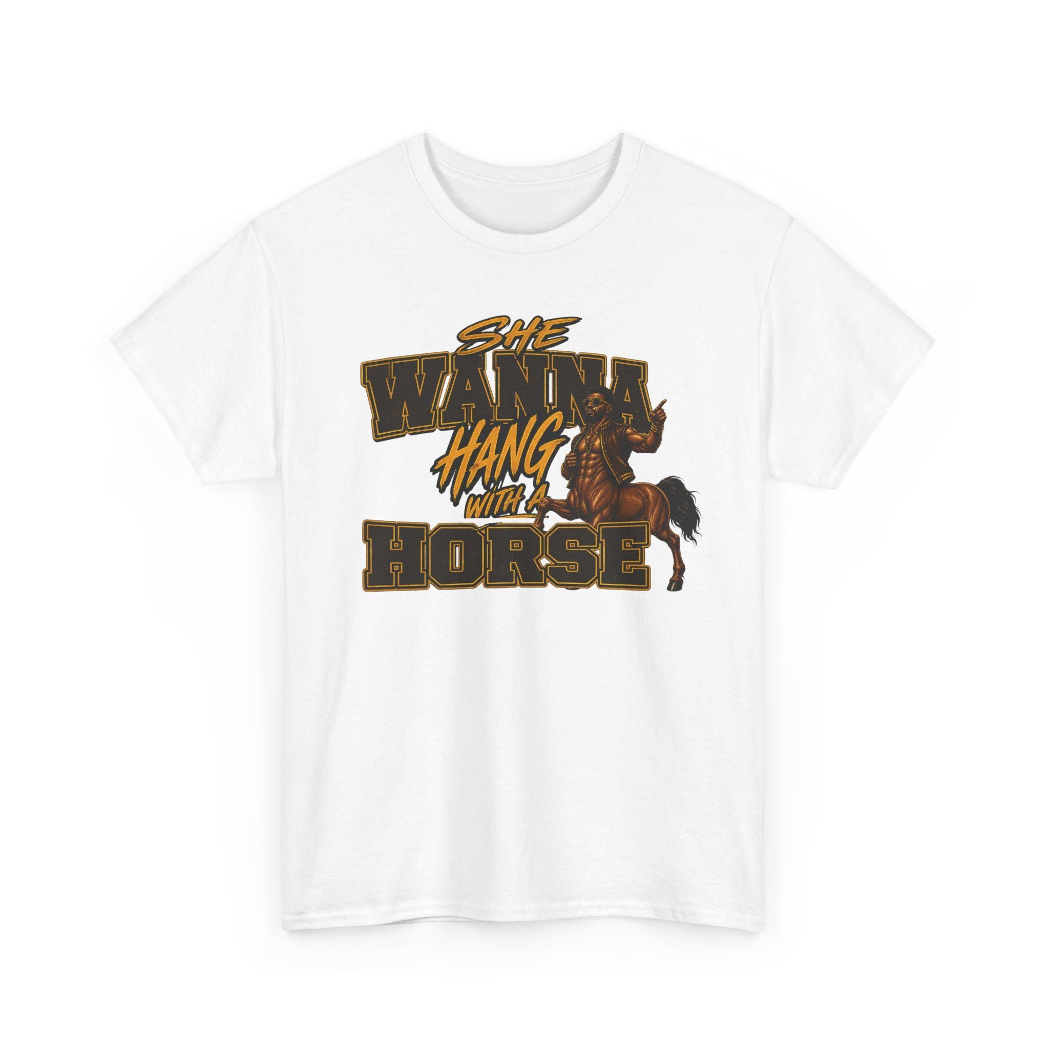 IOTA She Wanna Hang With A Horse T-Shirt