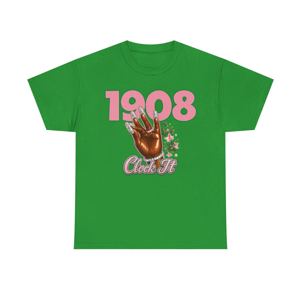 Alpha HBCU D9 Sorority '08 Clock It Tee – Crossing, Probate & Sorority Gift Shirt