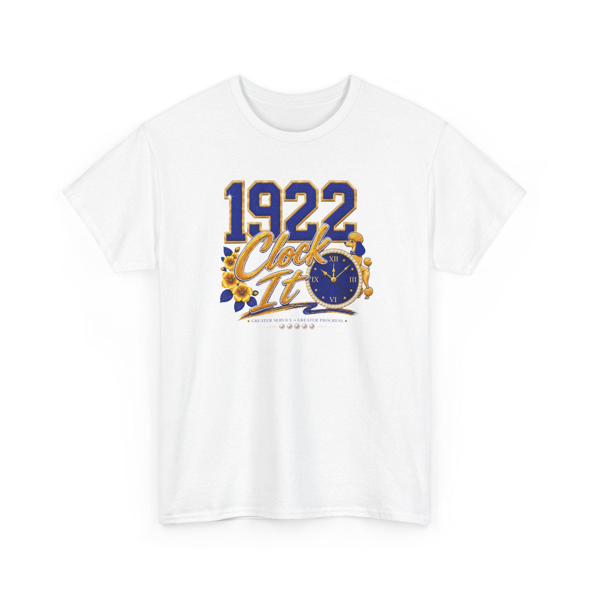 SGRho HBCU D9 Sorority '22 Clock It Tee Paraphernalia Crossing or Prophyte Gift