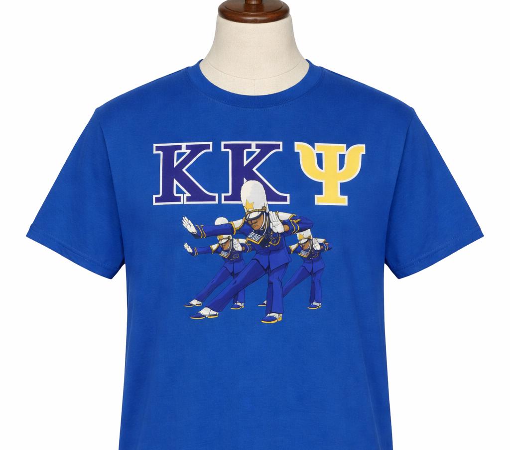 KK Psi Shirt Marching Band Tee, Greek Letter Band Shirt, College Band Gift, Music Fraternity Tee, Marching Band Dabbing Shirt