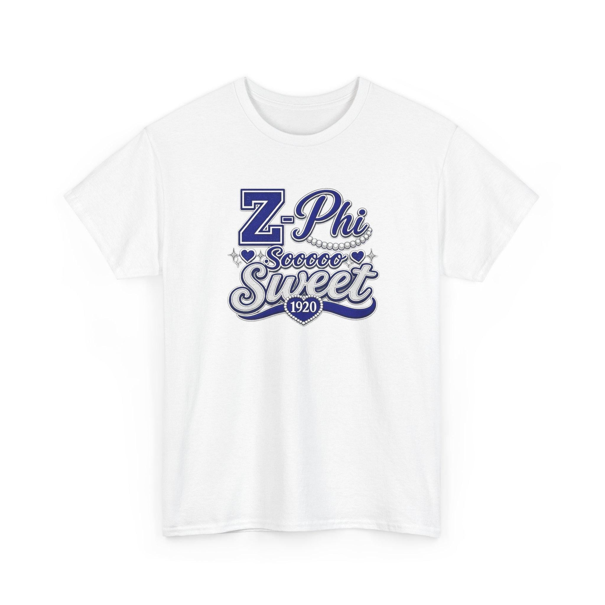 Zeta Phi Shirt, Zeta Sorority Shirt Blue and White Greek Apparel ZPB Sorority Gift Black Greek Apparel Zeta Gift