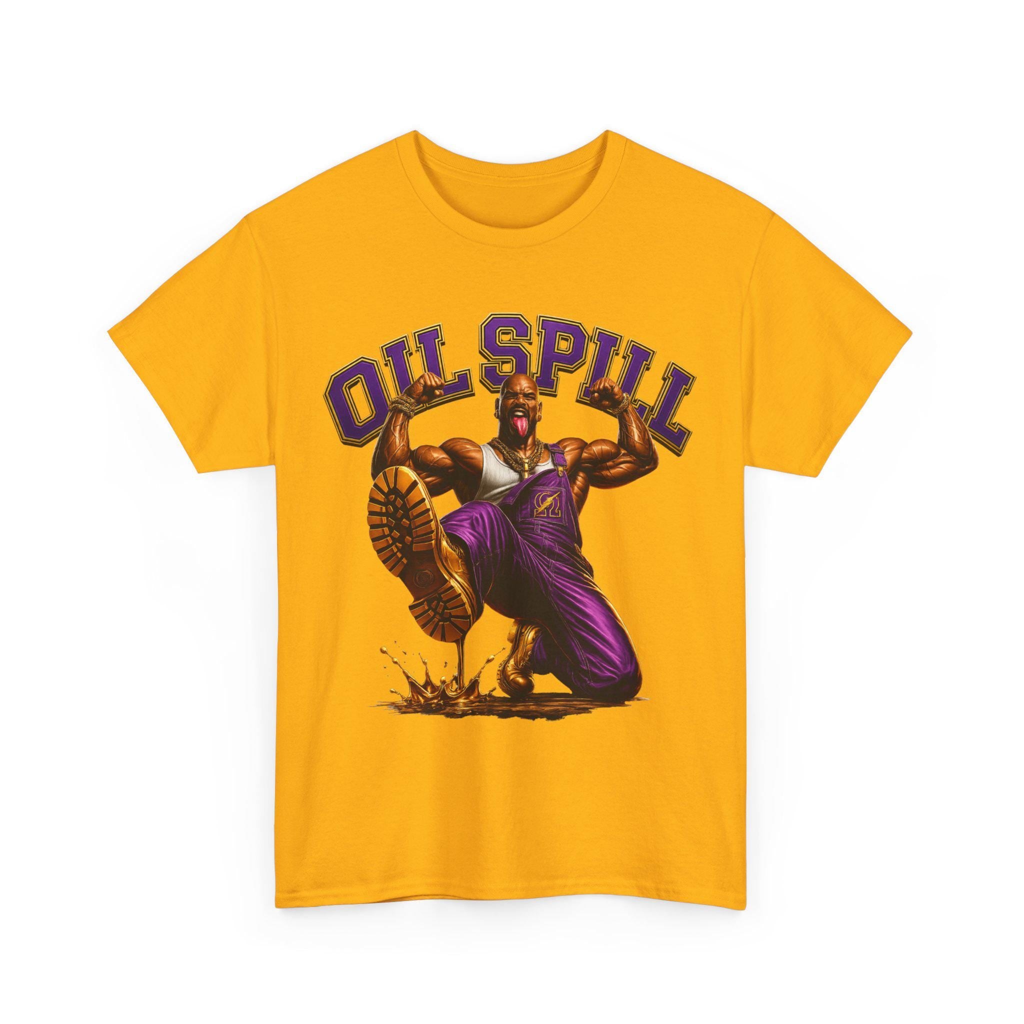 Que Fraternity Shirt Oil Spill T-Shirt Purple Tee HBCU Party Tee Black Greek Letter Fraternity