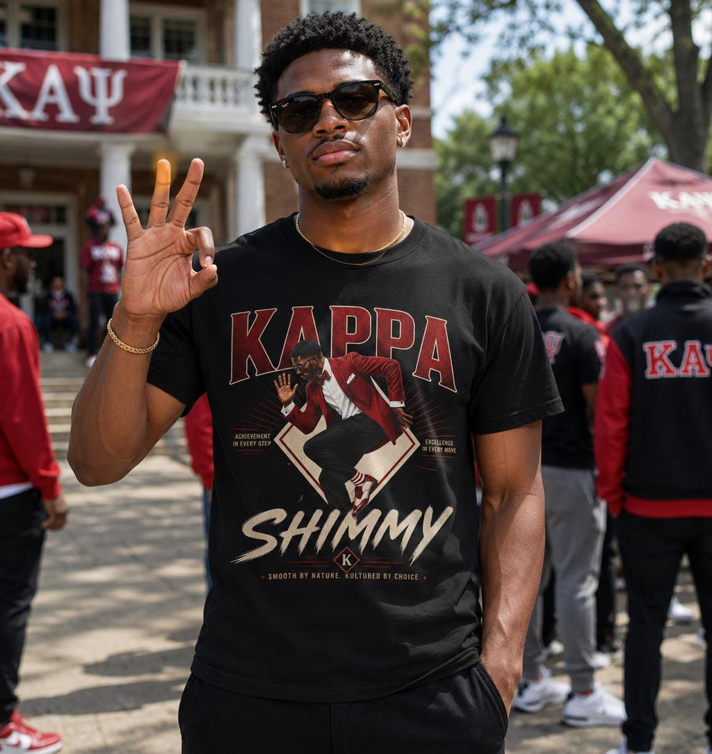 Kappa Shimmy Tee | Retro Dancer Graphic Shirt, Vintage Dance Illustration