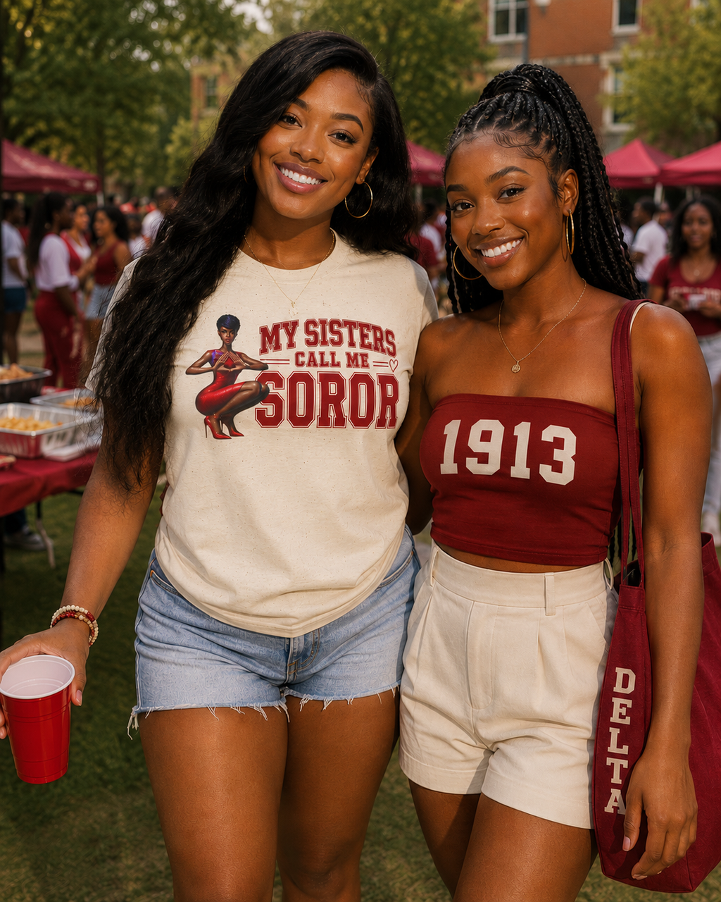 Delta My Sisters Call Me SOROR Graphic Tee | Sisterhood Inspired Shirt for probate and crossing gift for sister