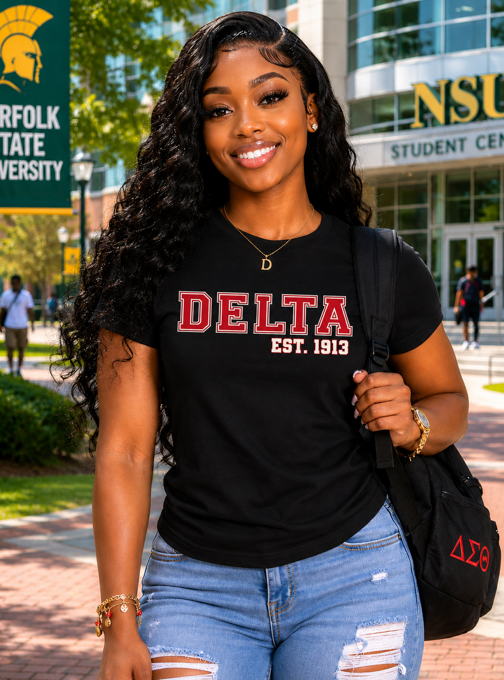Delta Graphic Tee | Sisterhood Inspired Shirt for probate and crossing gift for sister