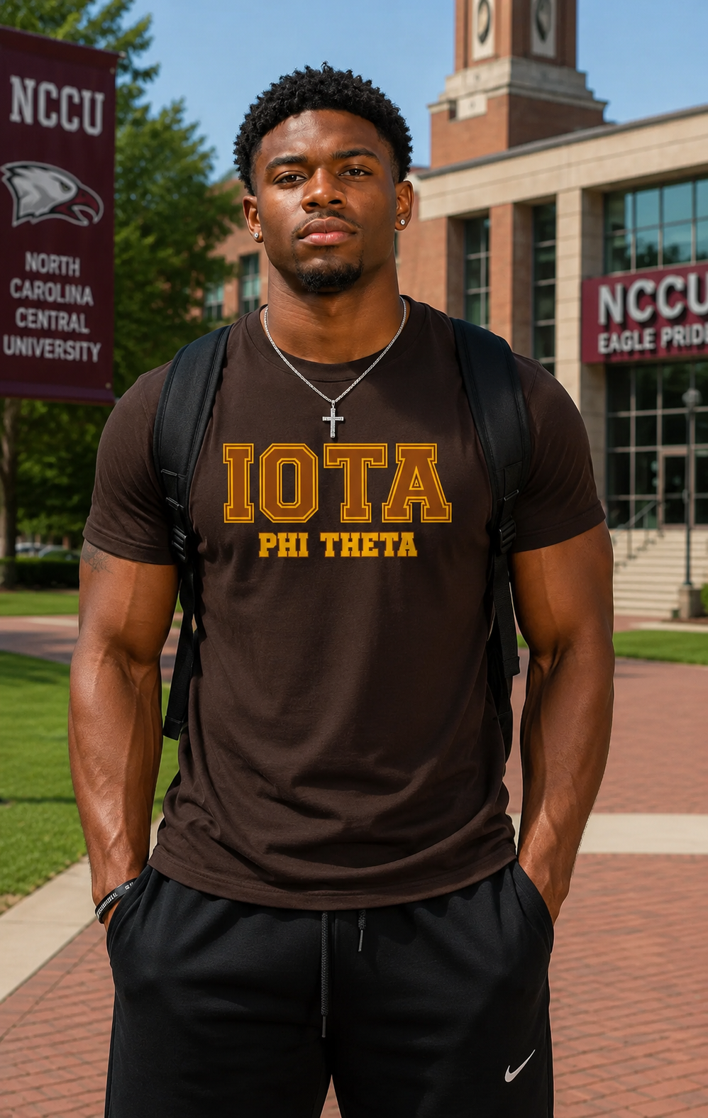 IOTA Made in a Hostile Environment a Man of IOTA, Crossing and Proate gift for brother and dad; HBCU Fraternity Pledged