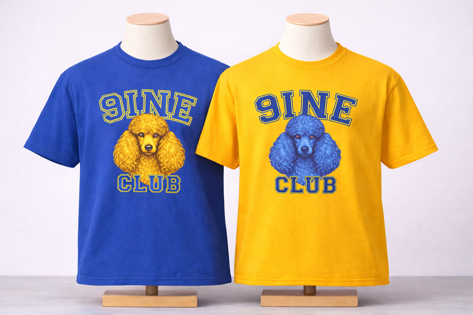 Poodles Ace Club Shirt SGRho Poodle Shirt Poodles Sorority Shirt Blue Gold Greek Life Shirt Poodles Gift