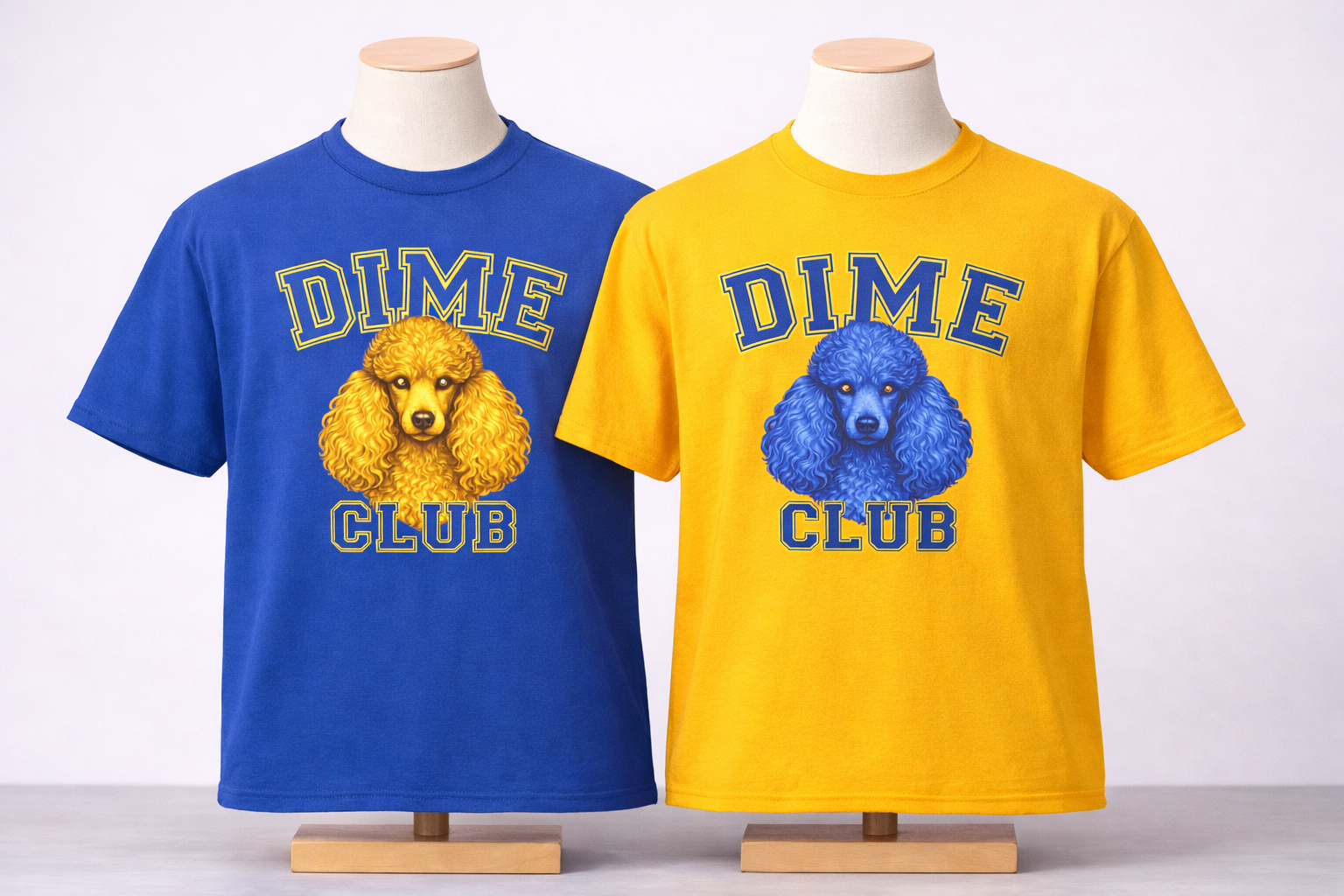Poodles Ace Club Shirt SGRho Poodle Shirt Poodles Sorority Shirt Blue Gold Greek Life Shirt Poodles Gift
