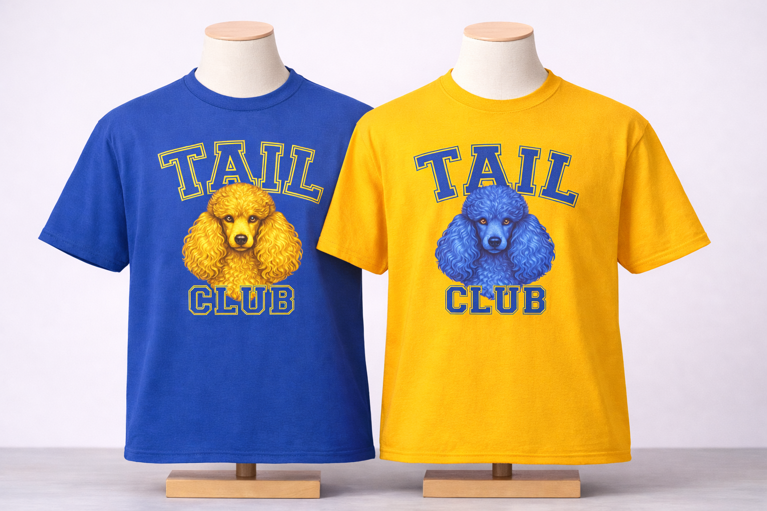 Poodles Ace Club Shirt SGRho Poodle Shirt Poodles Sorority Shirt Blue Gold Greek Life Shirt Poodles Gift