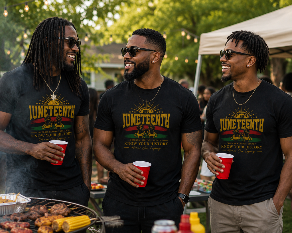 Juneteenth Black History Shirt Bundle | Freedom Heritage Excellence Tee | African American Pride T-Shirt | Juneteenth Celebration Apparel | Unisex Graphic Tee