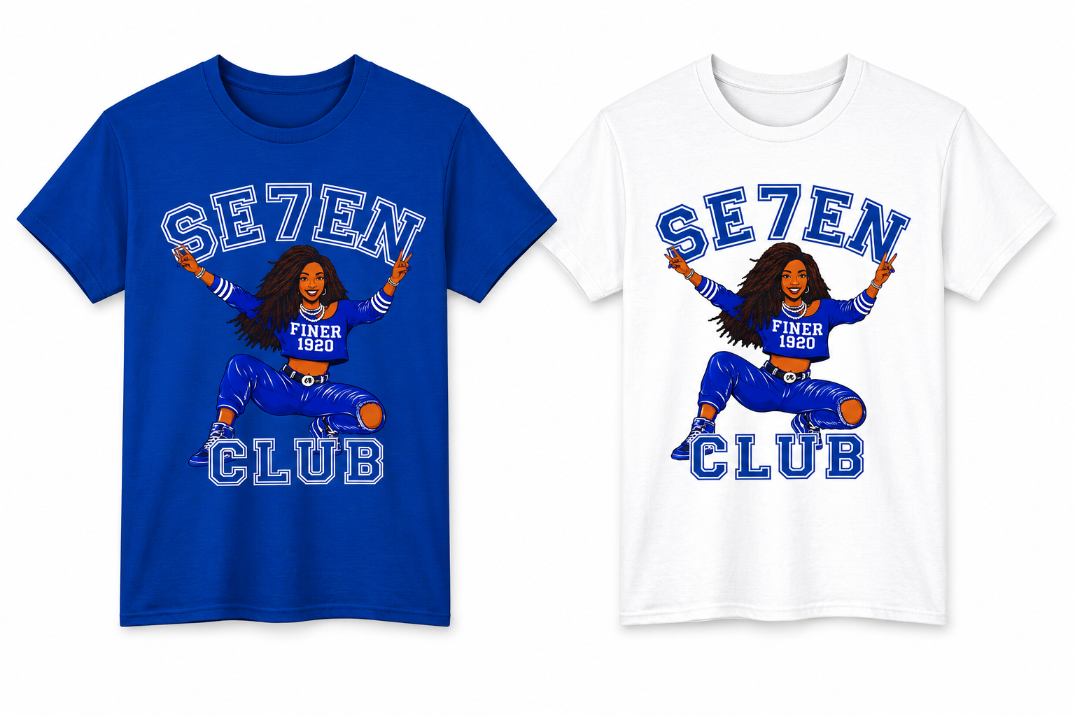 Zeta Shirt, ZPB Finer '20 Tee, Blue and White Sorority Shirt, Greek Life Gift for Her, Zeta Club Apparel, Divine 9 Tee